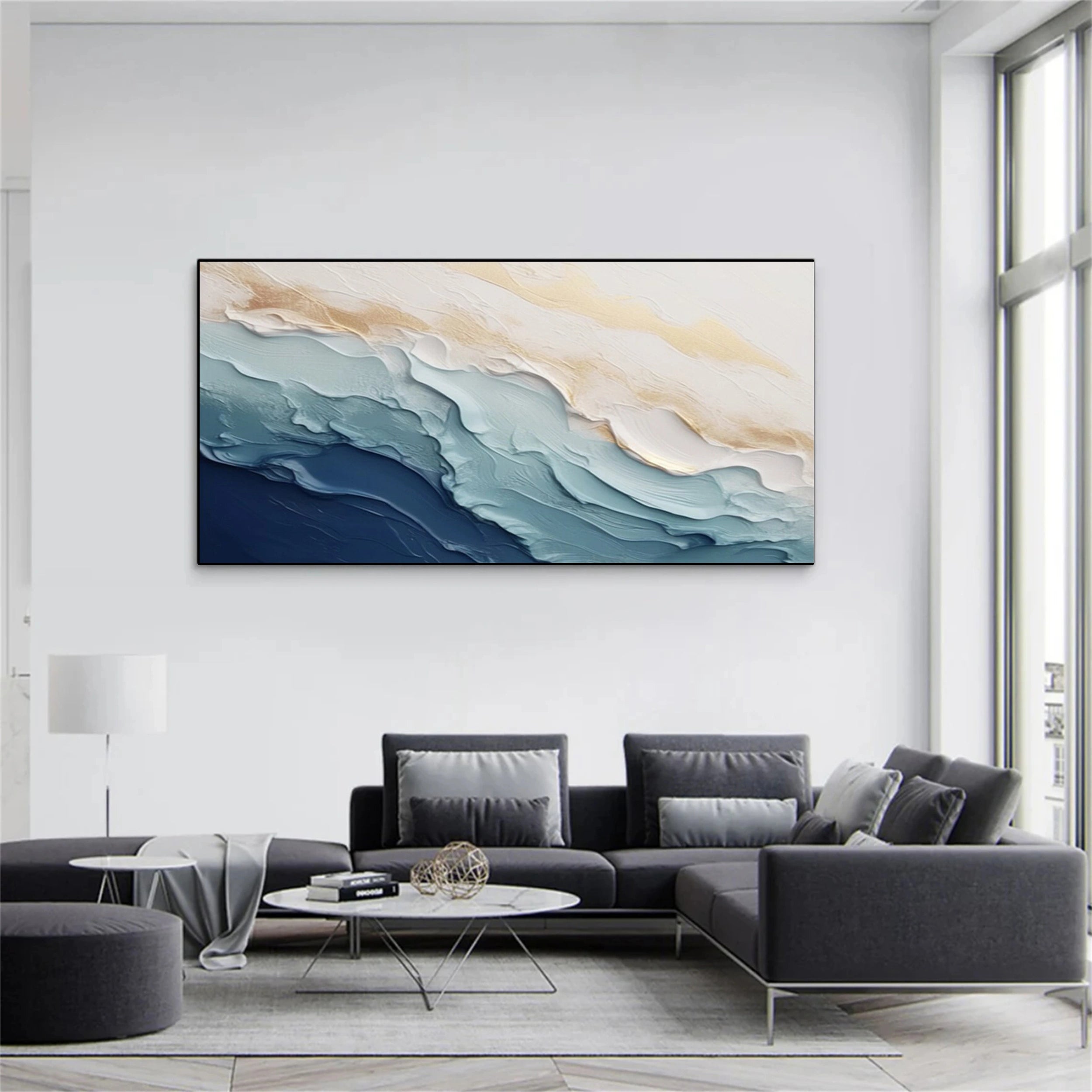 Sky And Ocean Painting #SO061