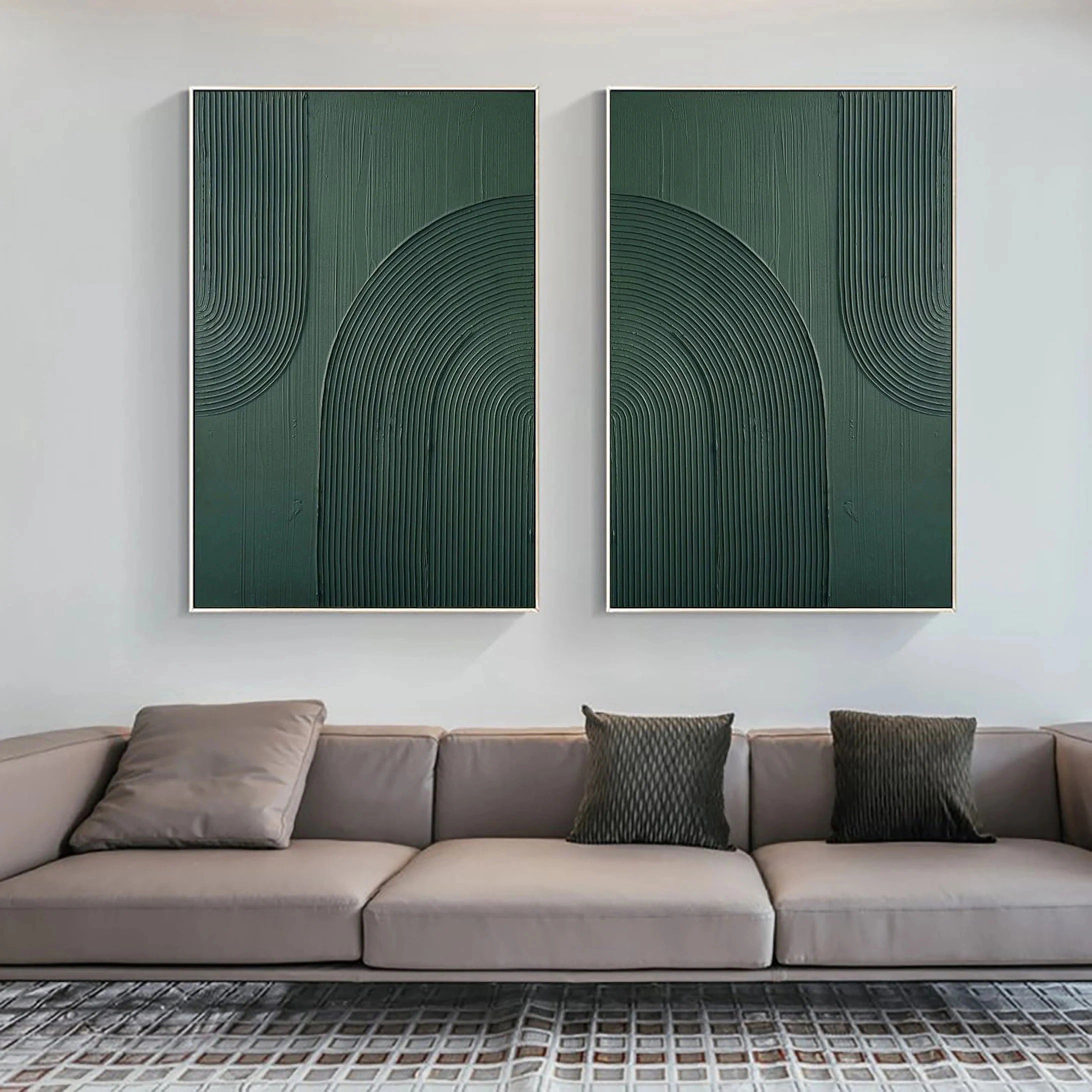 Wabi Sabi Abstract Wall Art Set of 2 #WA006