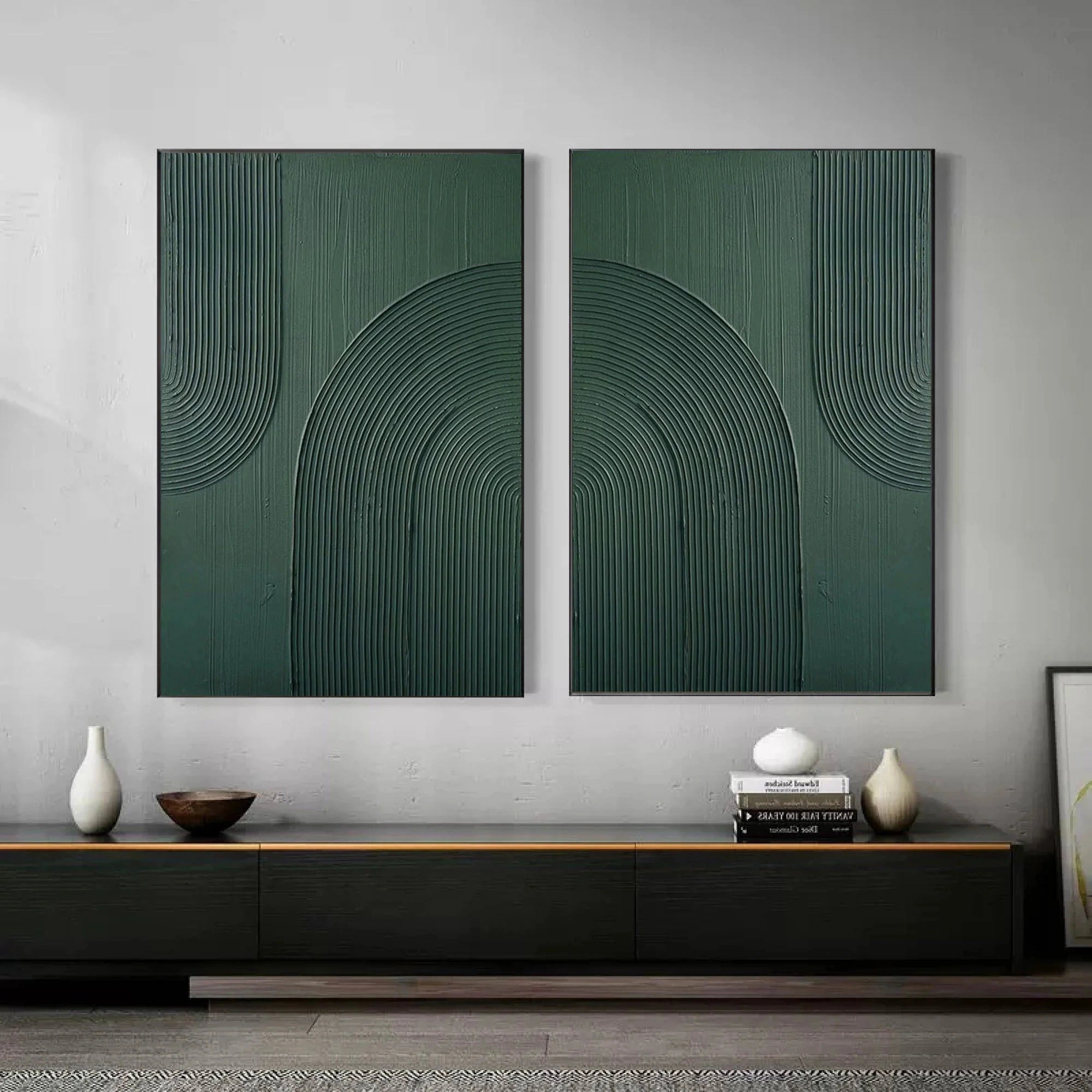 Wabi Sabi Abstract Wall Art Set of 2 #WA006