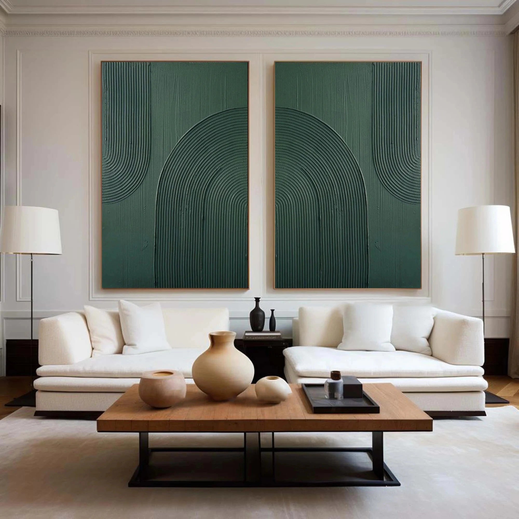 Wabi Sabi Abstract Wall Art Set of 2 #WA006