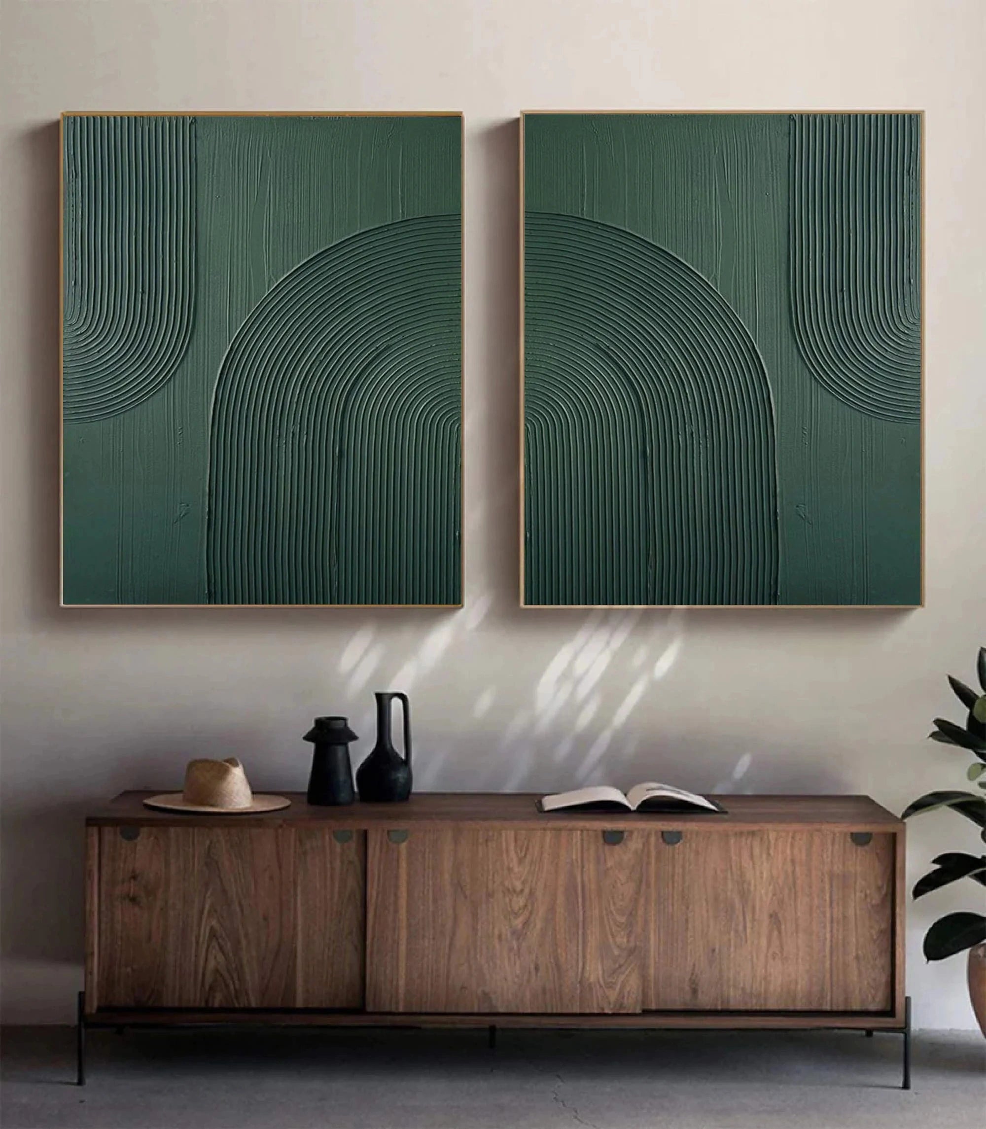 Wabi Sabi Abstract Wall Art Set of 2 #WA006