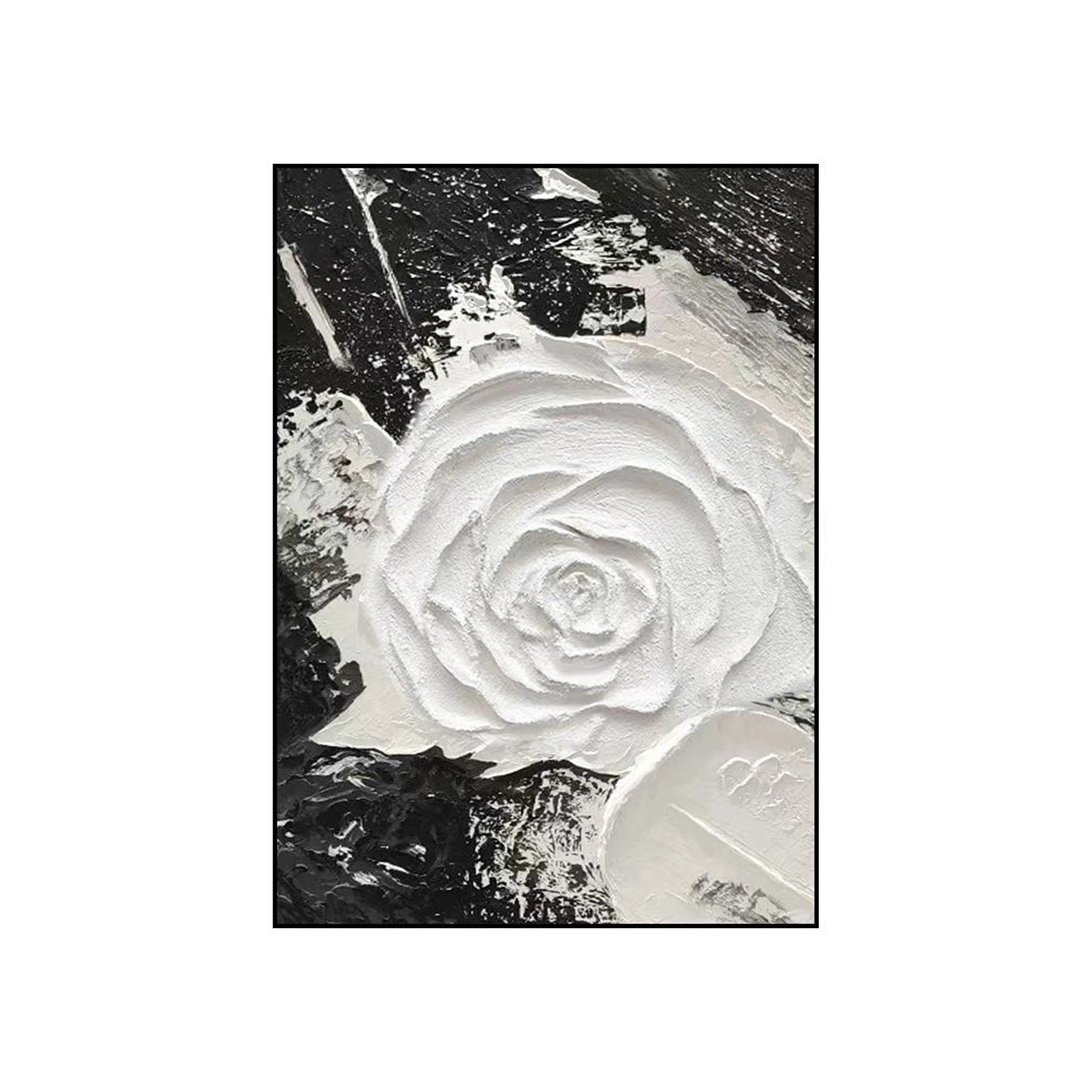 Black Textured Minimalist Wall Art #BT027