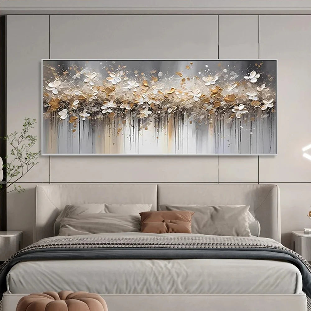 Colorful Tree And Flower Painting #TF099