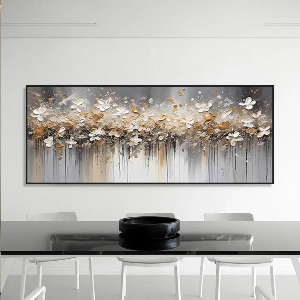 Colorful Tree And Flower Painting #TF099