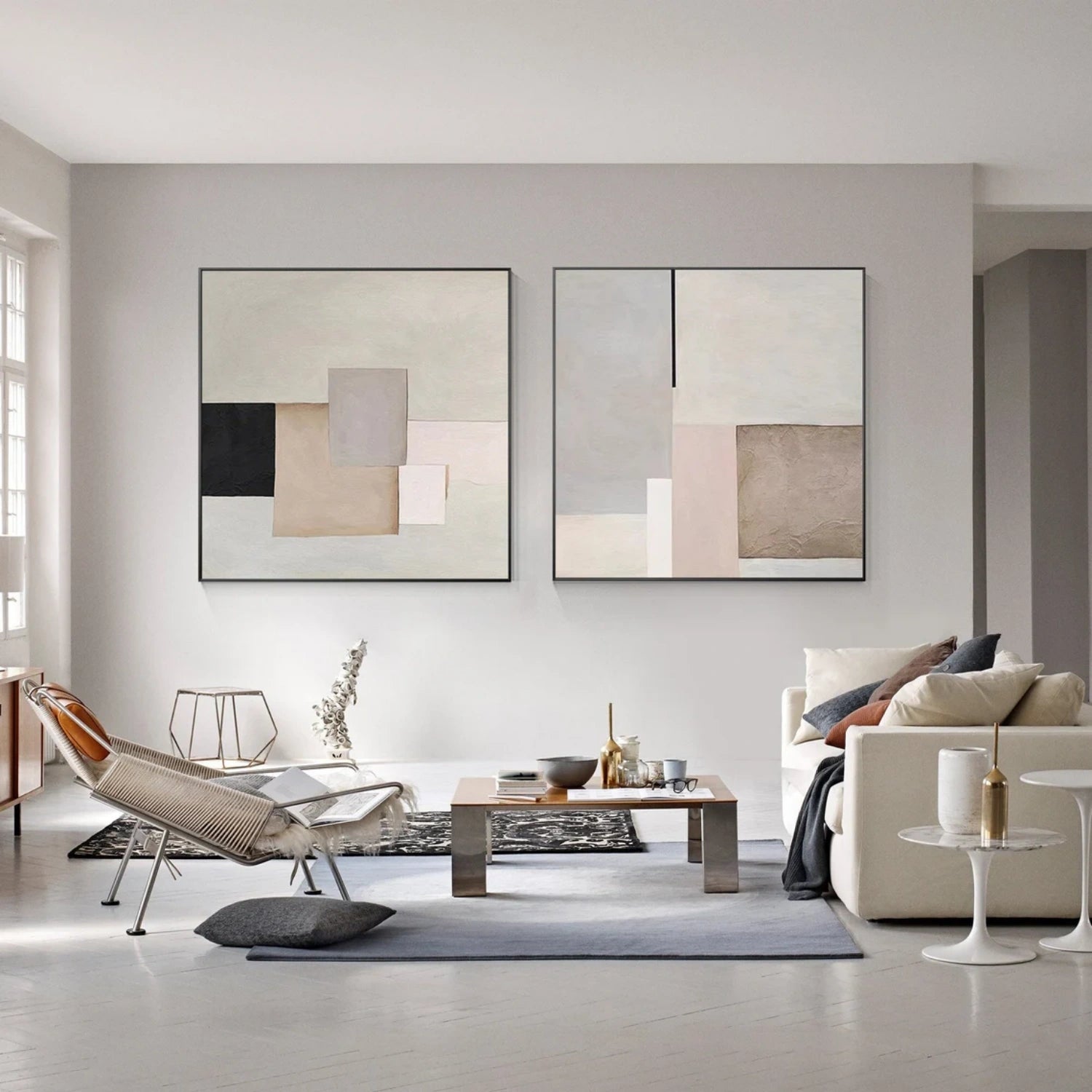 Abstract Wall Art Set of 2 #AW081