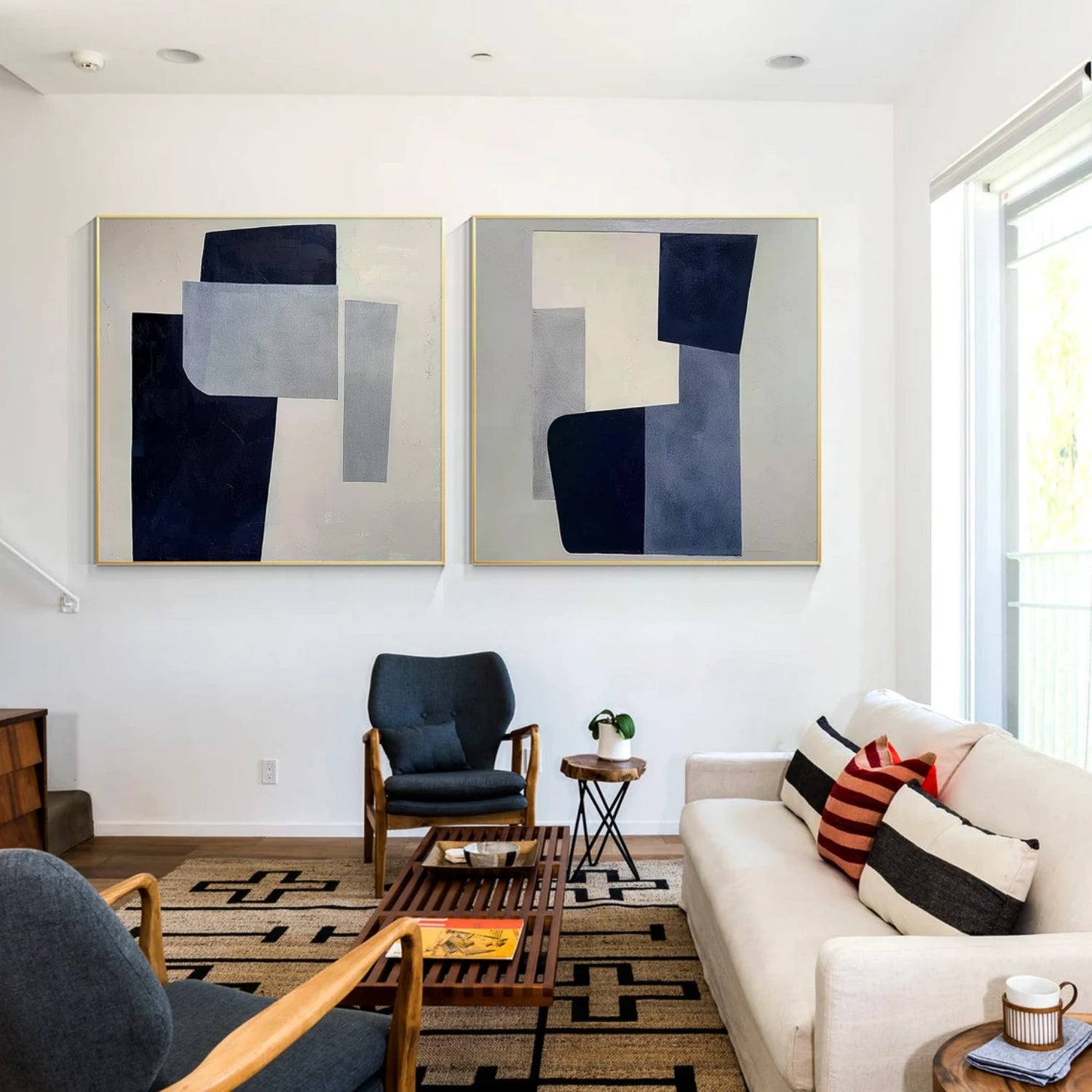 Abstract Wall Art Set of 2 #AW080