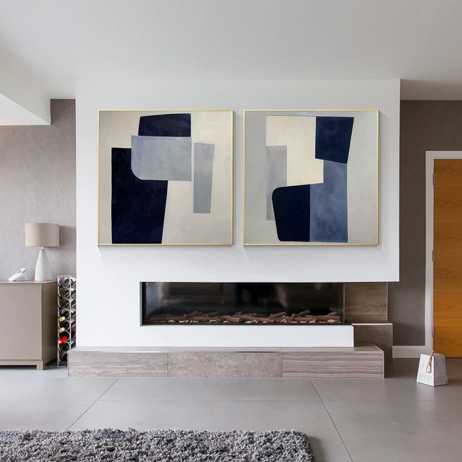Abstract Wall Art Set of 2 #AW080