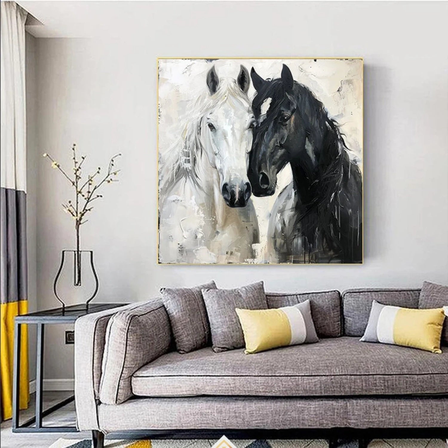 Zoes Deco Original Hand-Painted Abstract/Minimalist/Abstract