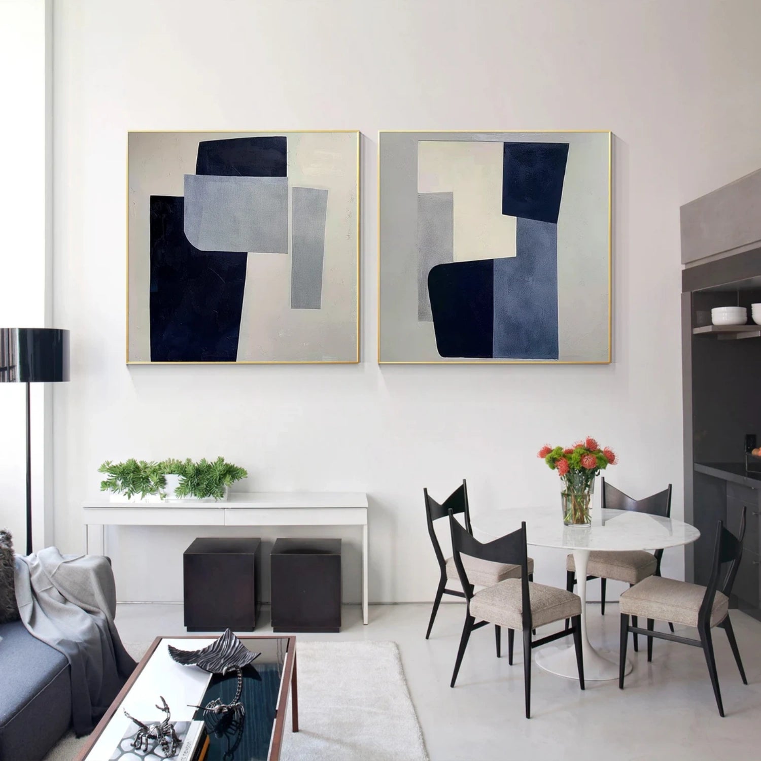 Abstract Wall Art Set of 2 #AW080