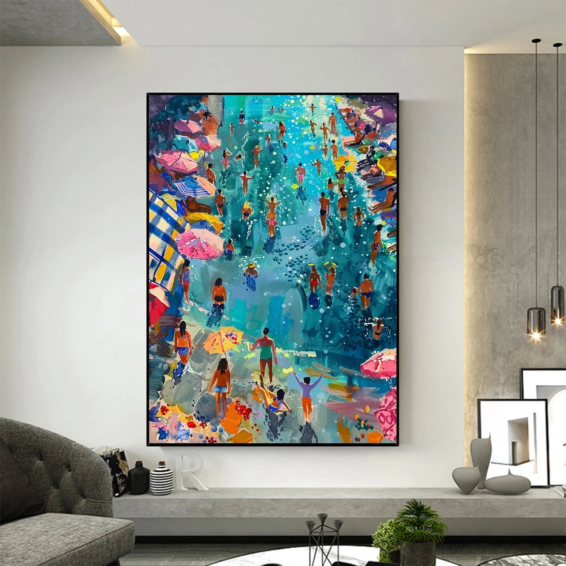 Abstract Portrait Wall Art #WP002