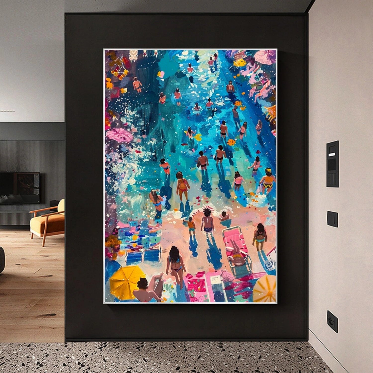 Abstract Portrait Wall Art #WP003