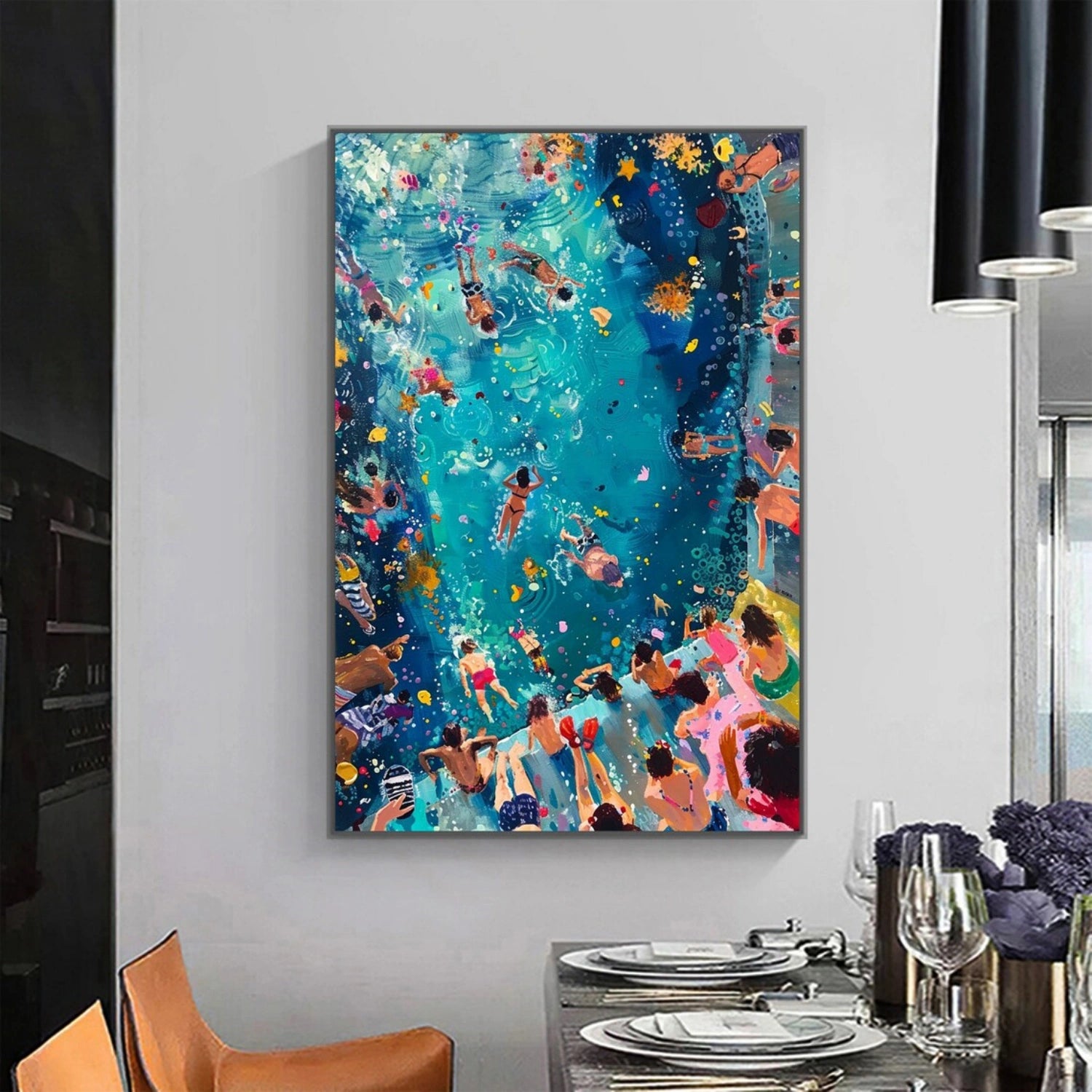 Abstract Portrait Wall Art #WP001