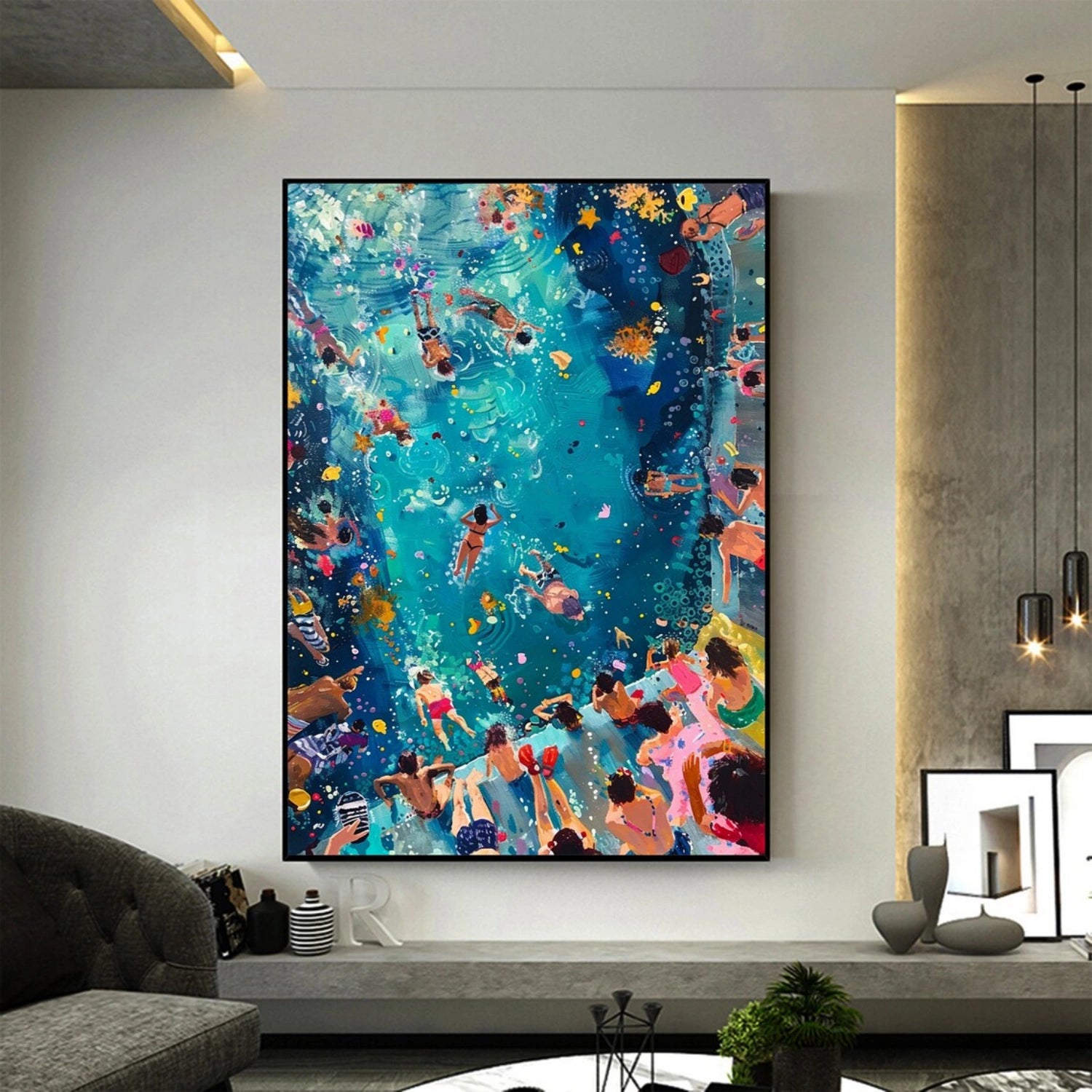 Abstract Portrait Wall Art #WP001