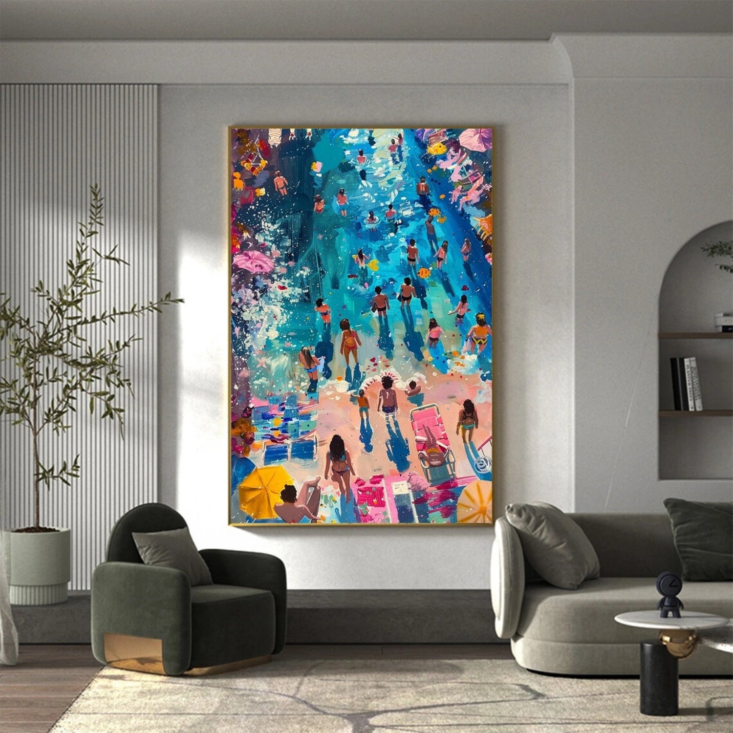 Abstract Portrait Wall Art #WP003