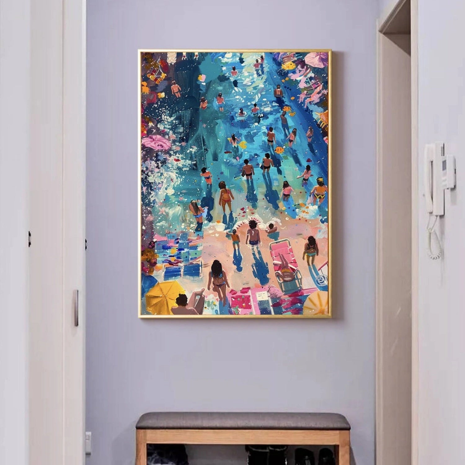 Abstract Portrait Wall Art #WP003