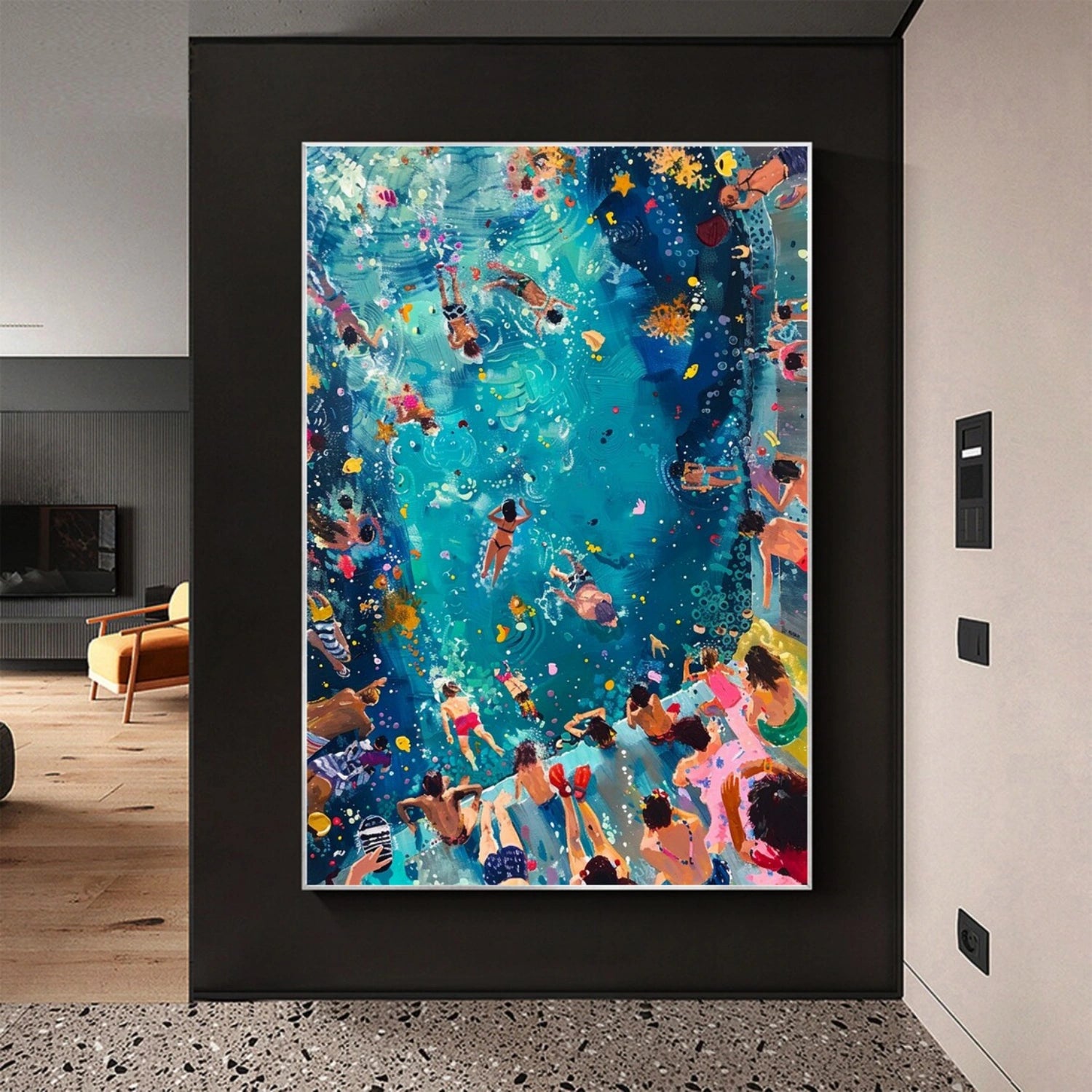 Abstract Portrait Wall Art #WP001