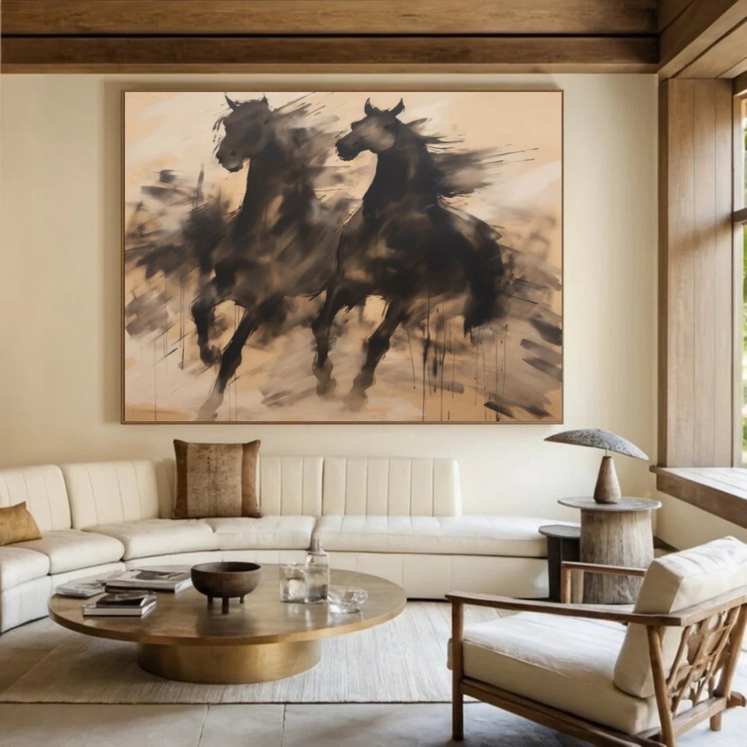 Abstract Animal Art Horse Wall Art #AT026