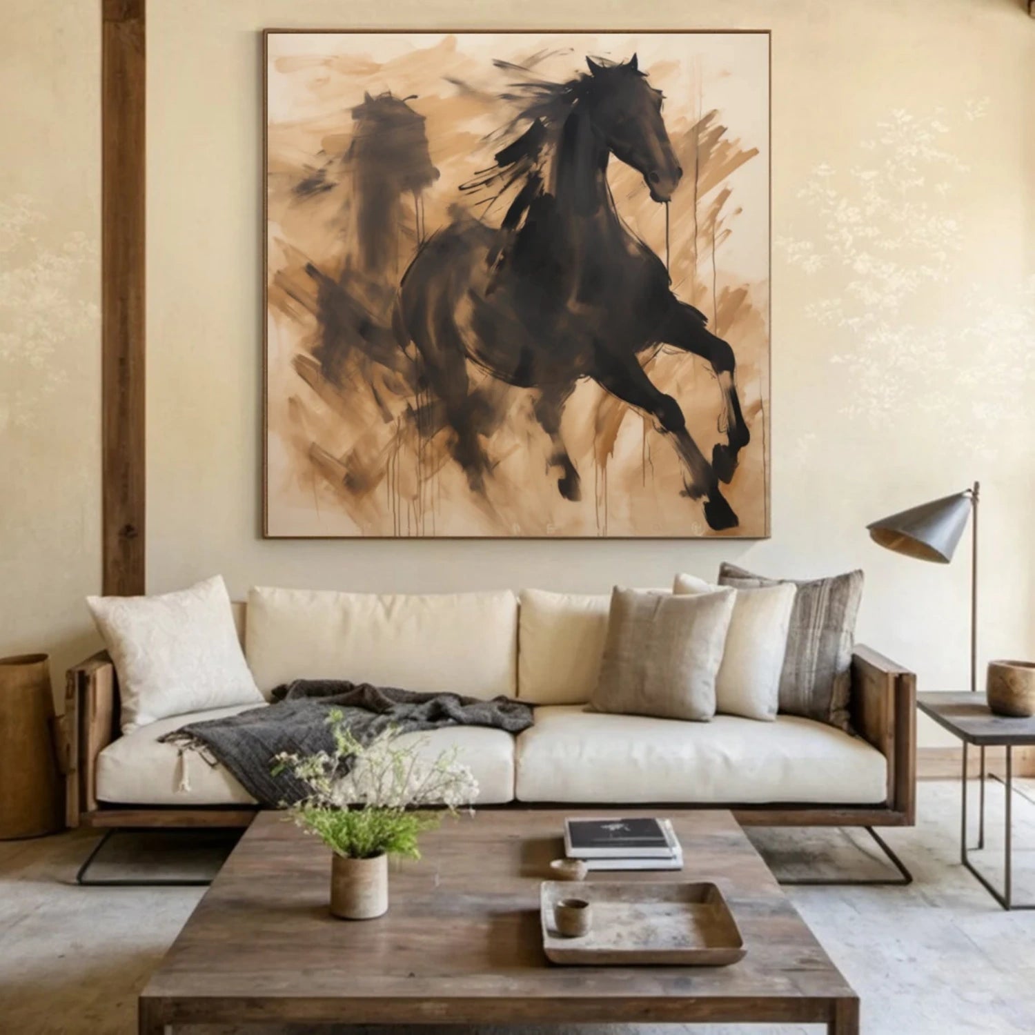 Abstract Animal Art Horse Wall Art #AT028