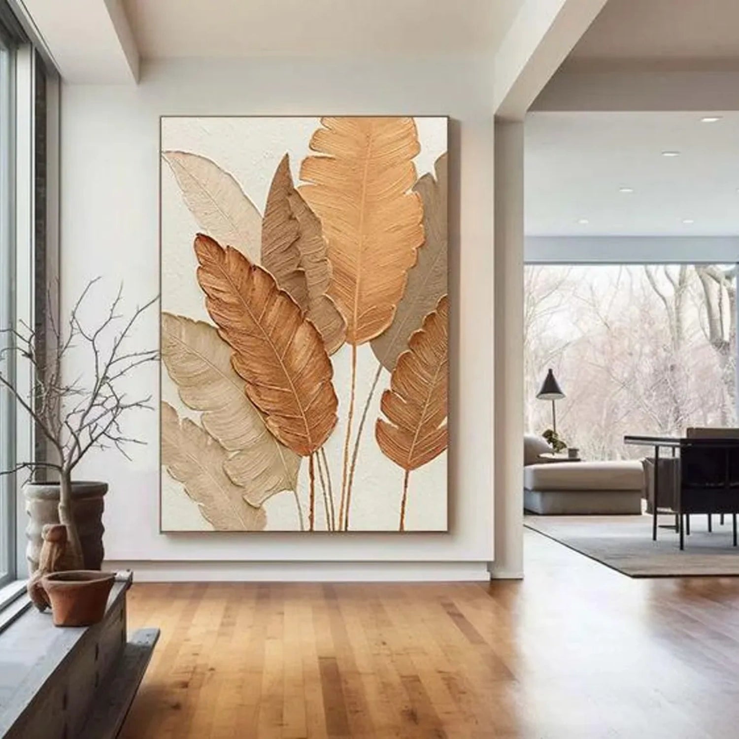 Tree And Flower Painting #TF101