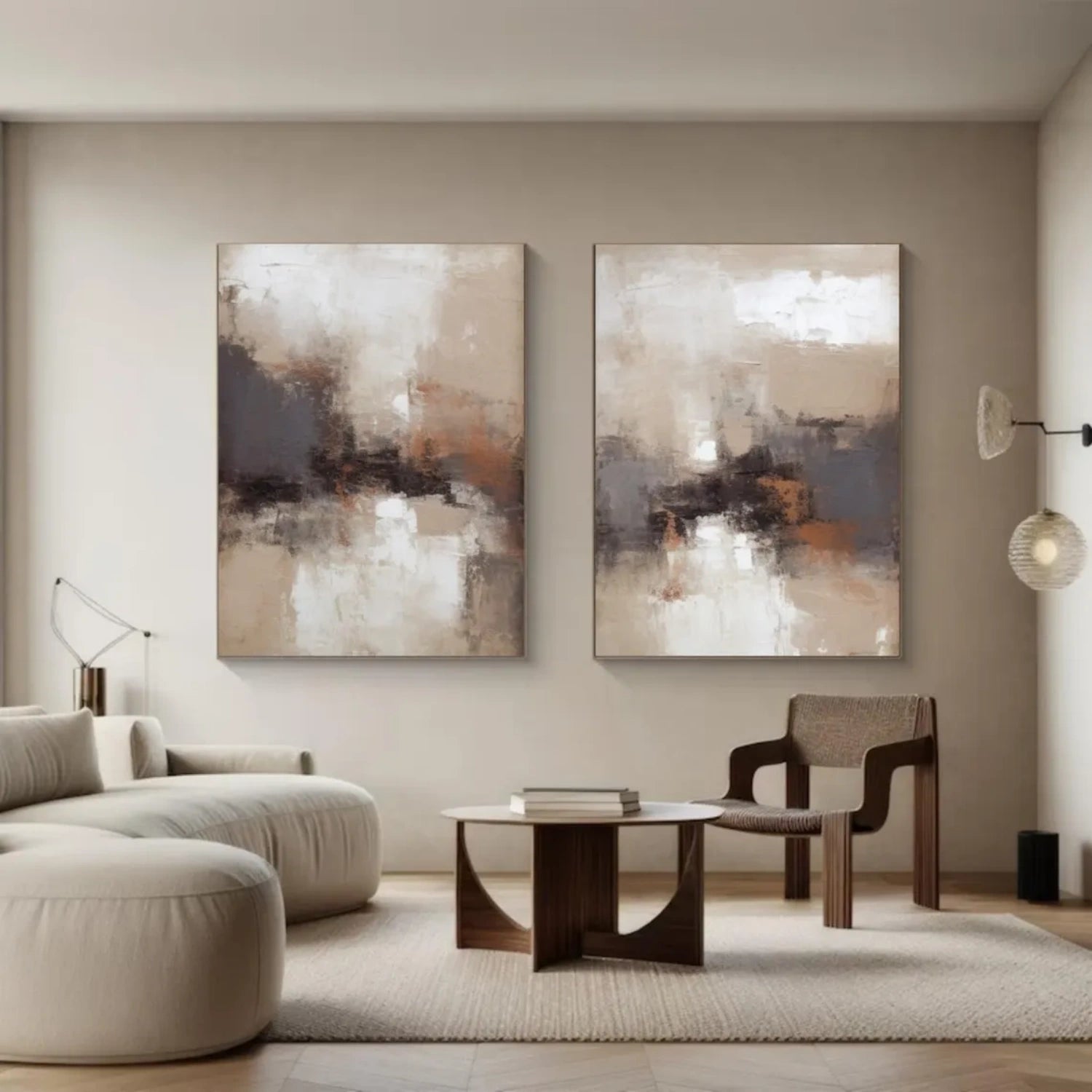 Abstract Wall Art Set of 2 #AW074