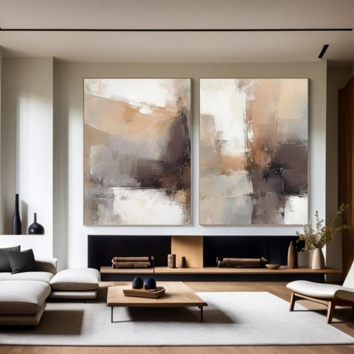 Abstract Wall Art Set of 2 #AW073