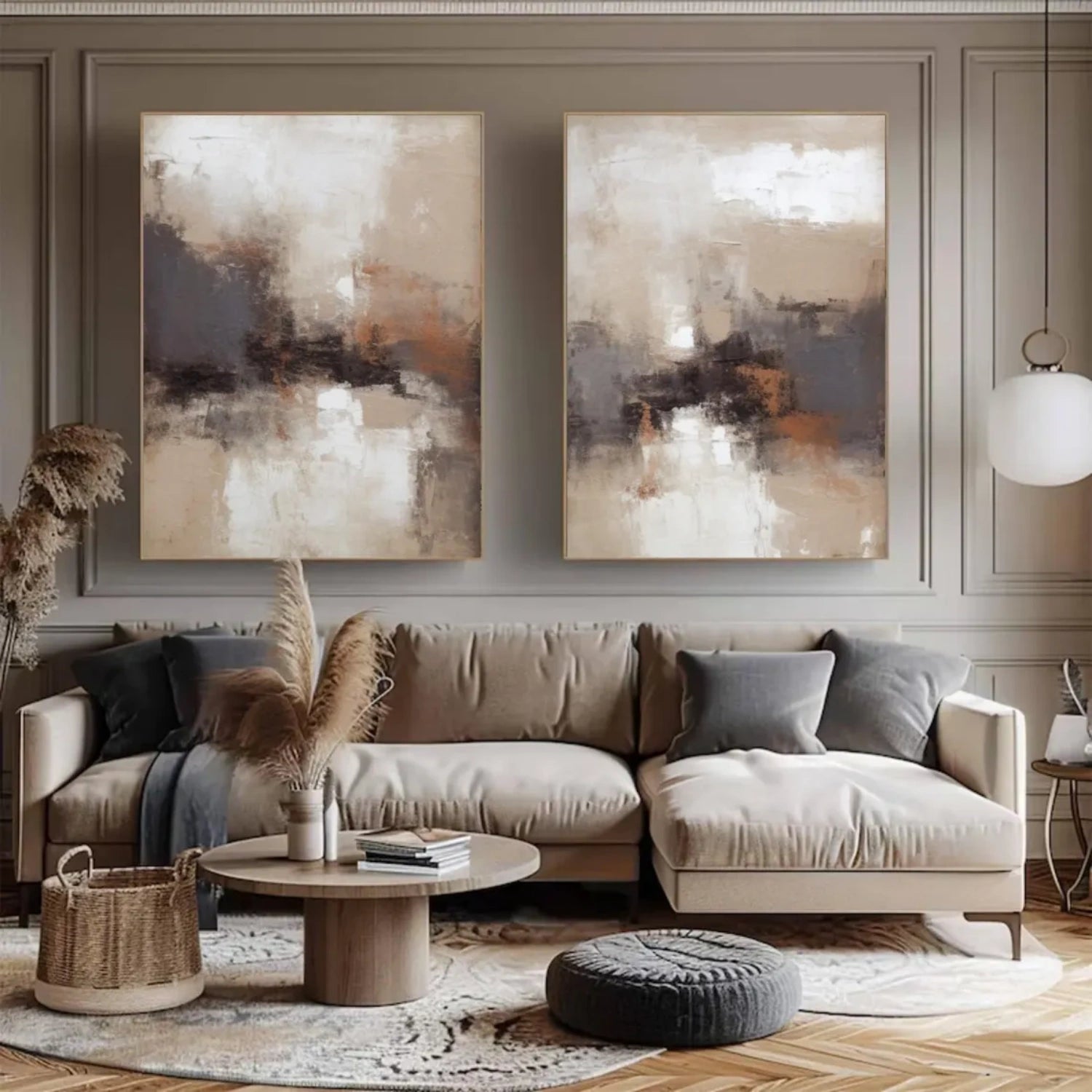 Abstract Wall Art Set of 2 #AW074
