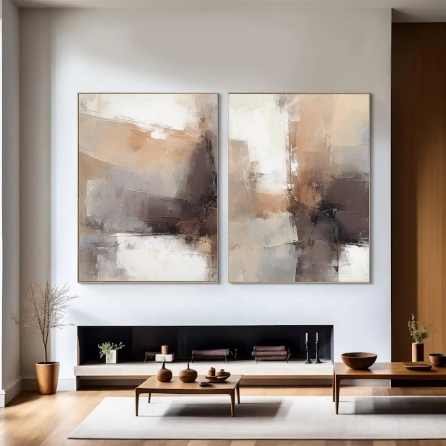 Abstract Wall Art Set of 2 #AW073