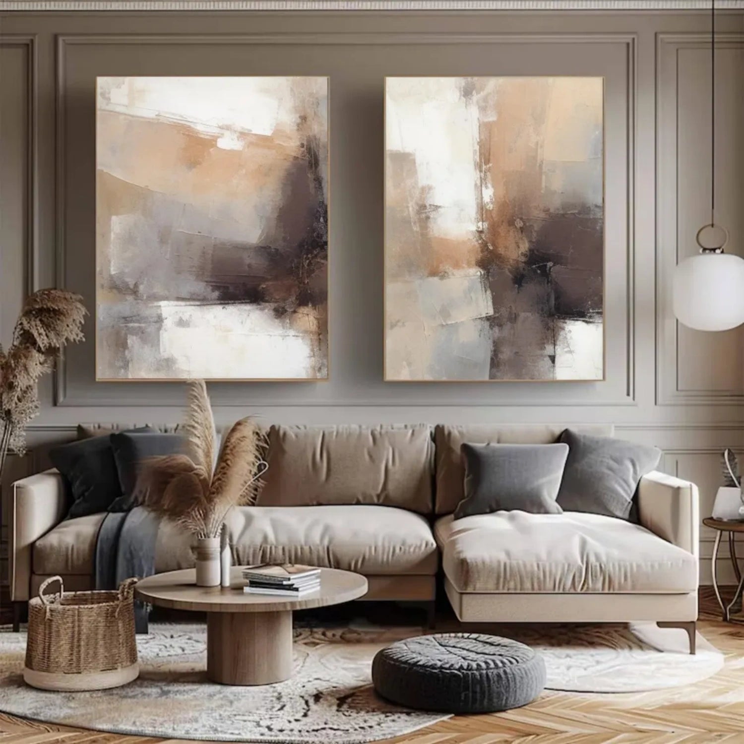 Abstract Wall Art Set of 2 #AW073