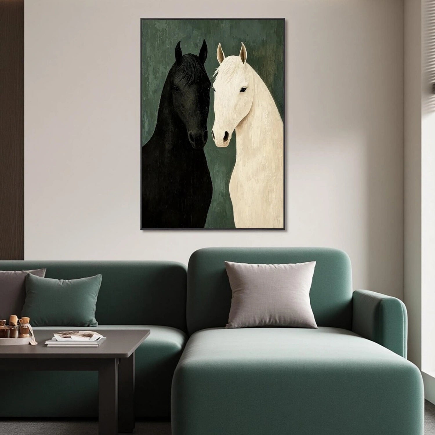 Abstract Animal Art Horse Wall Art #AT022