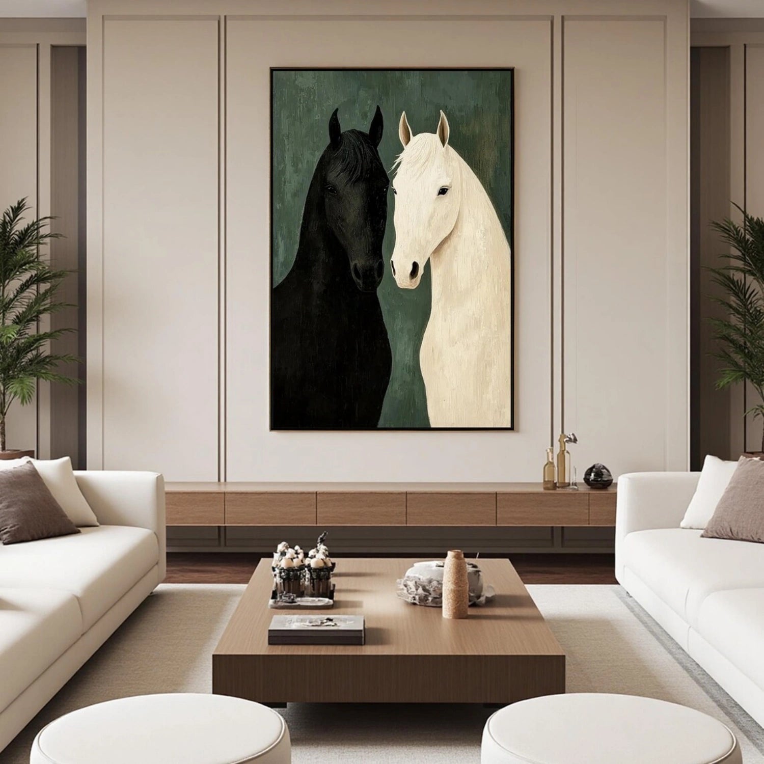 Abstract Animal Art Horse Wall Art #AT022