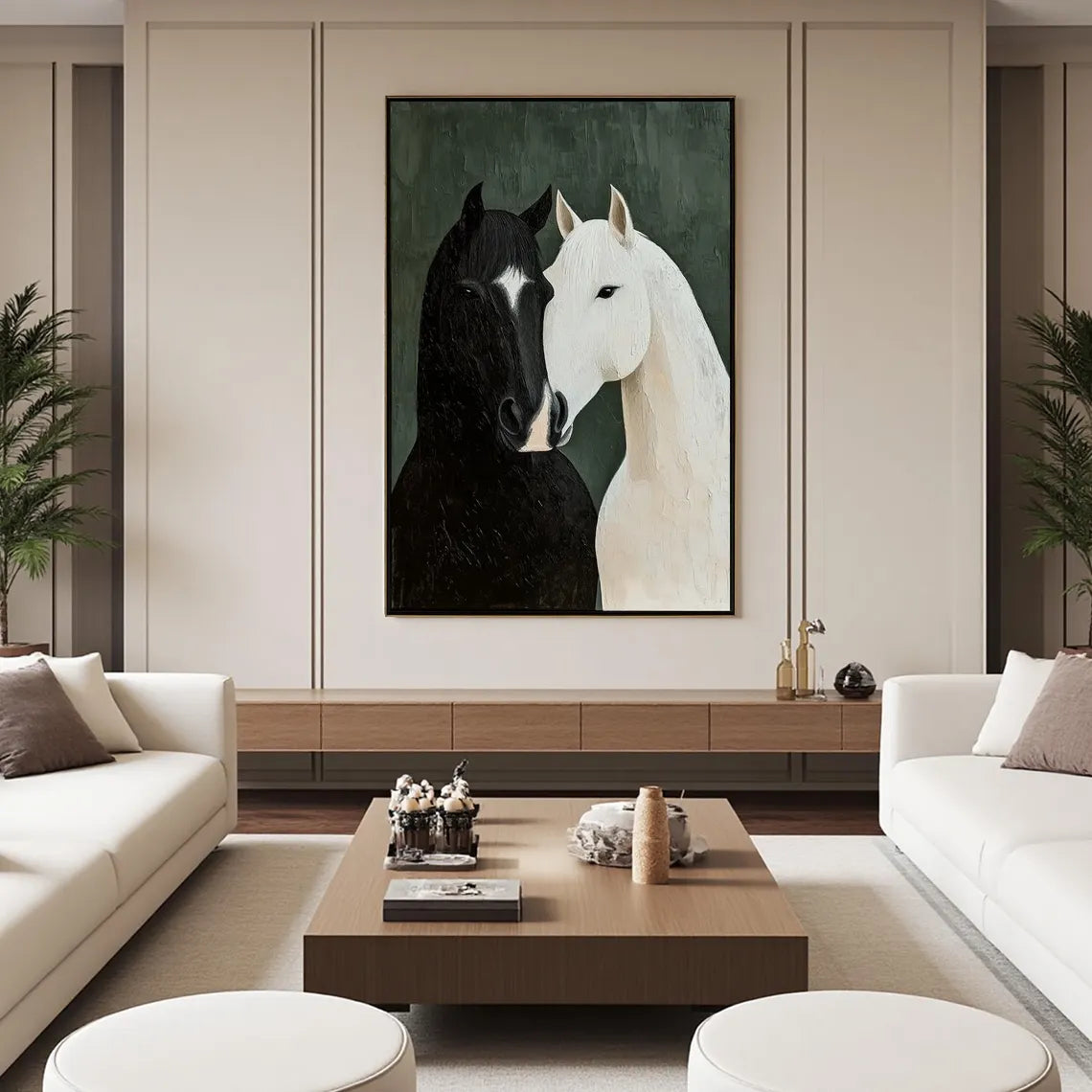 Abstract Animal Art Horse Wall Art #AT023