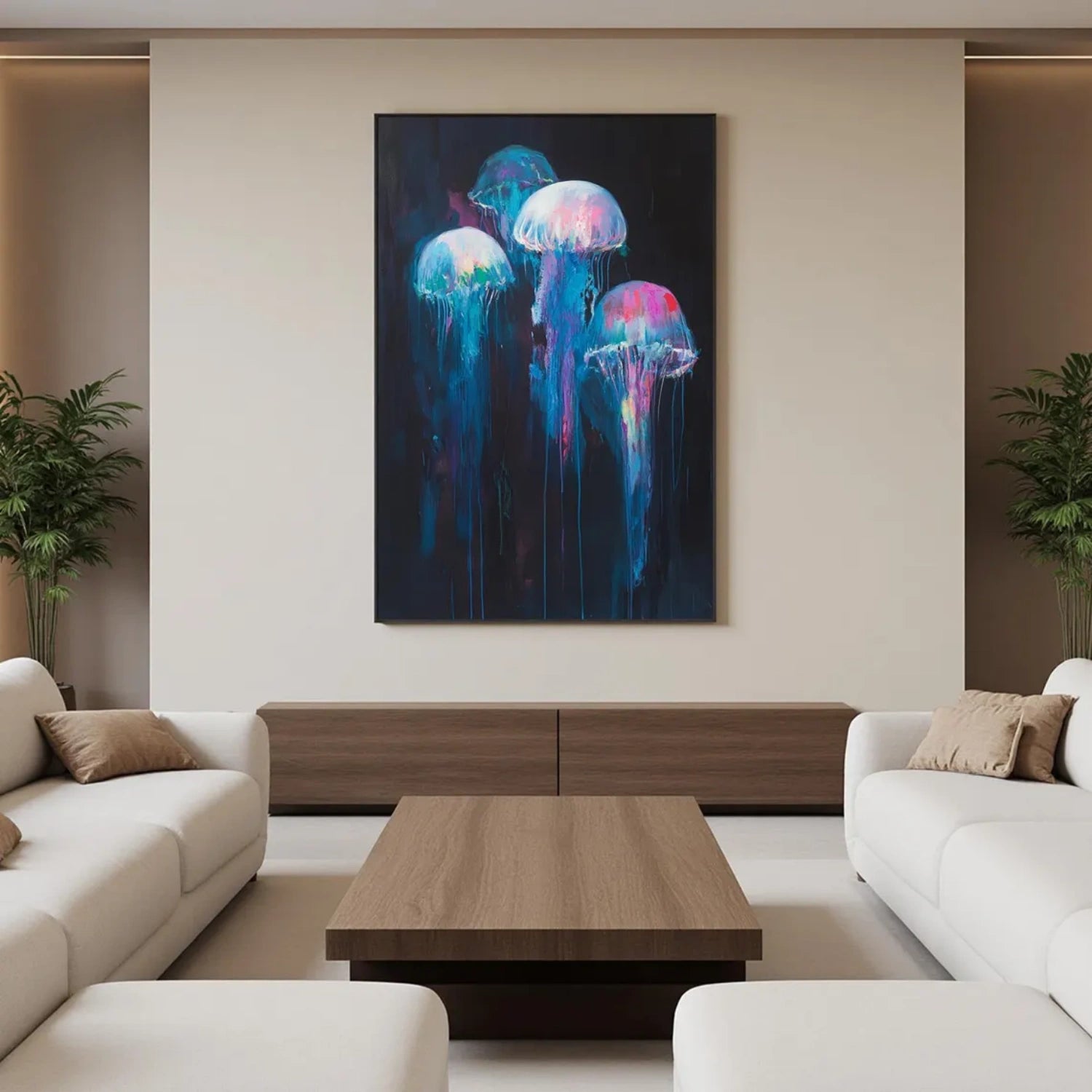 Abstract Animal Art Jellyfish Wall Art #AT025