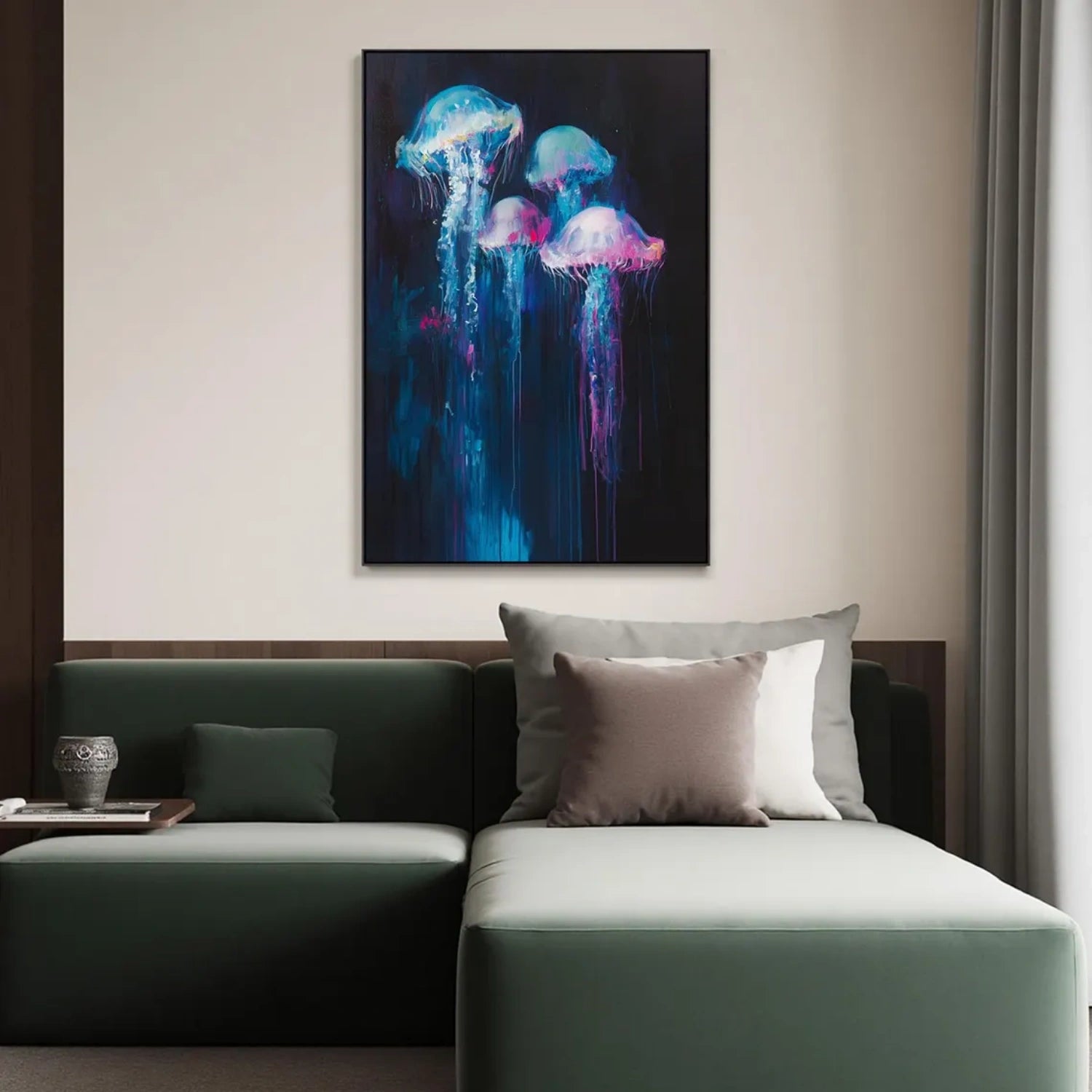 Abstract Animal Art Jellyfish Wall Art #AT024