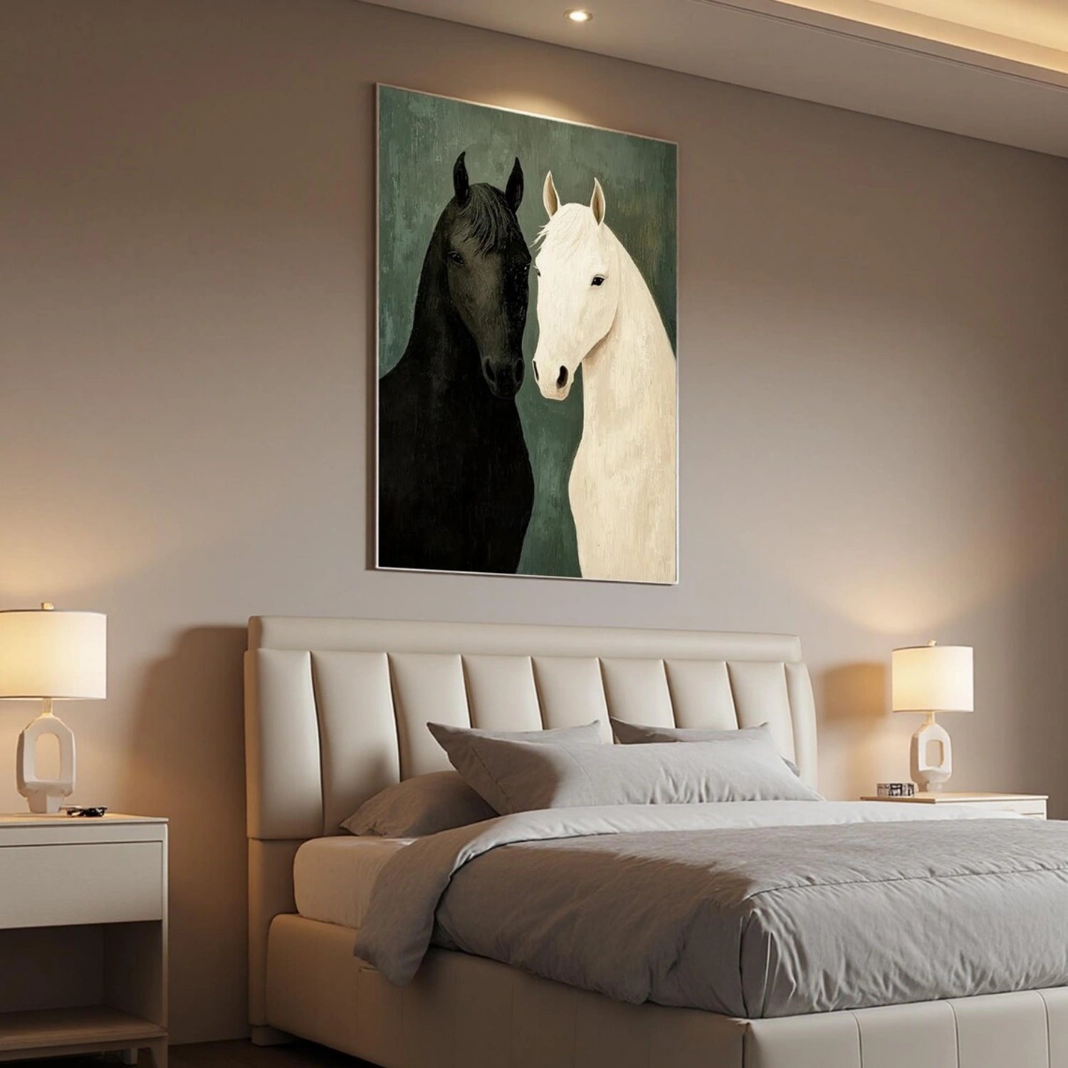 Abstract Animal Art Horse Wall Art #AT022