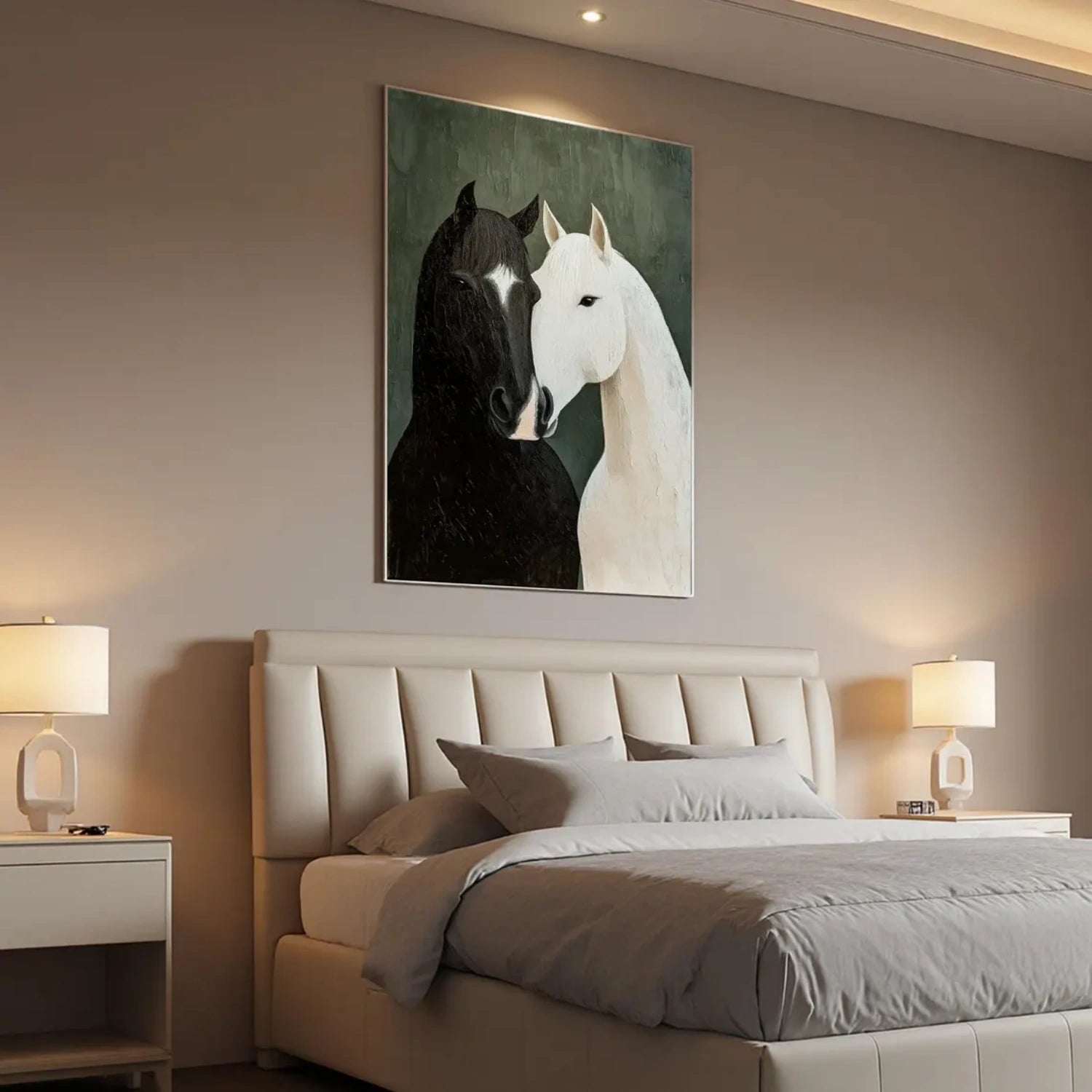 Abstract Animal Art Horse Wall Art #AT023