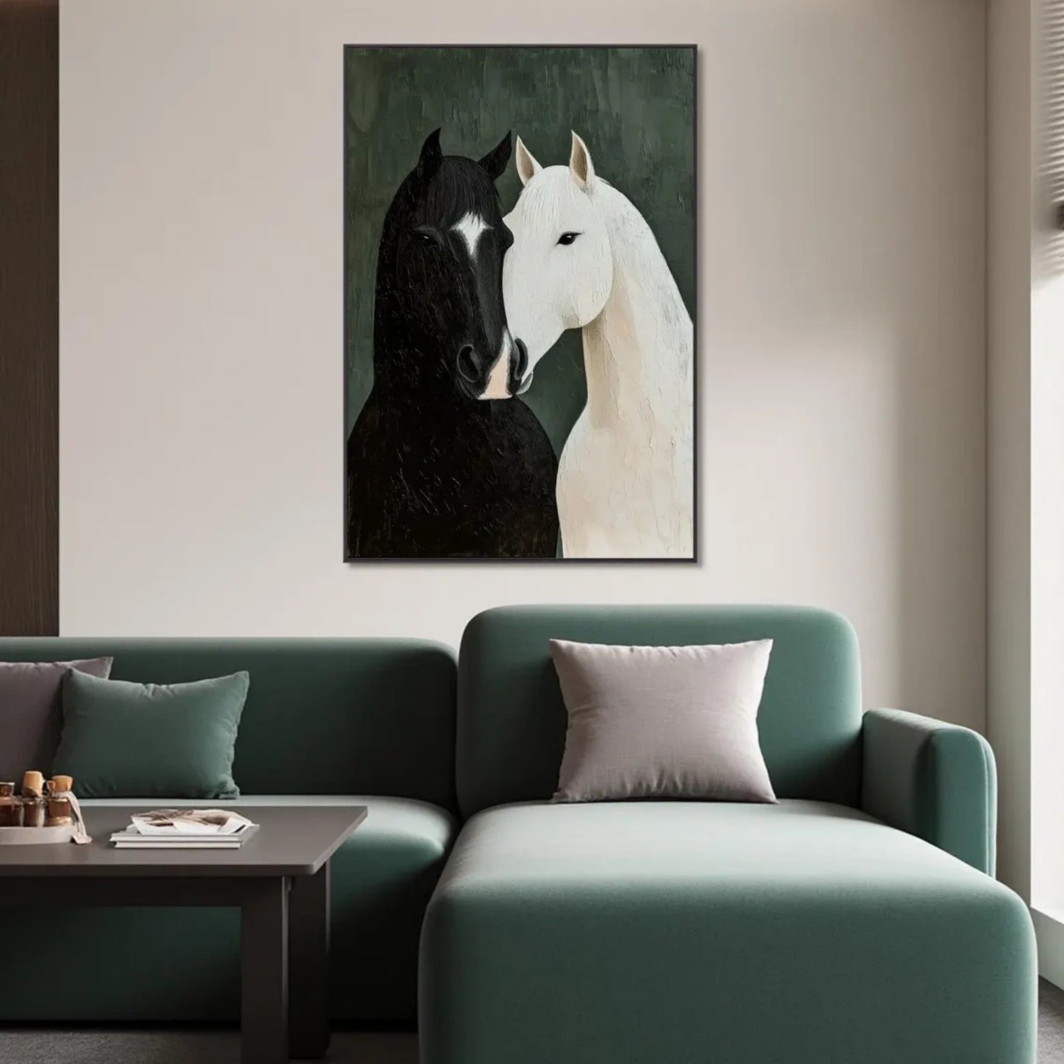 Abstract Animal Art Horse Wall Art #AT023