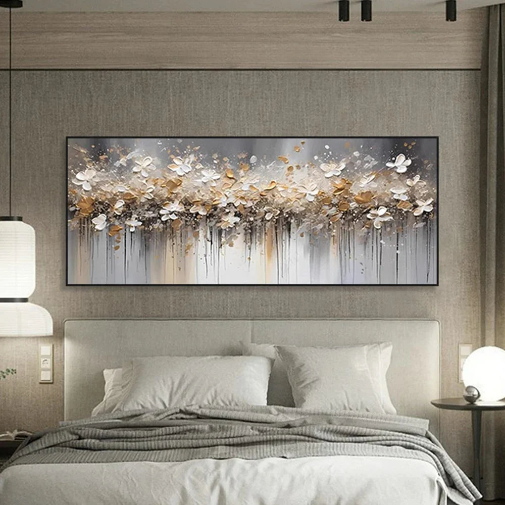 Colorful Tree And Flower Painting #TF099