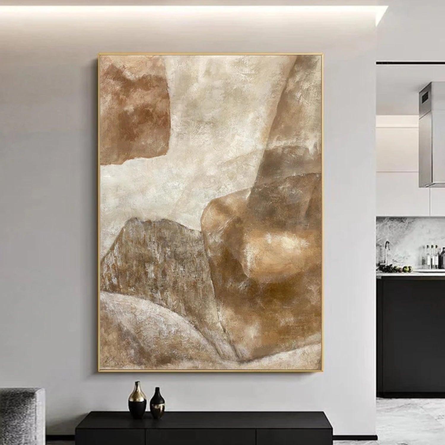 Wabi Sabi Abstract Canvas Art #WA246