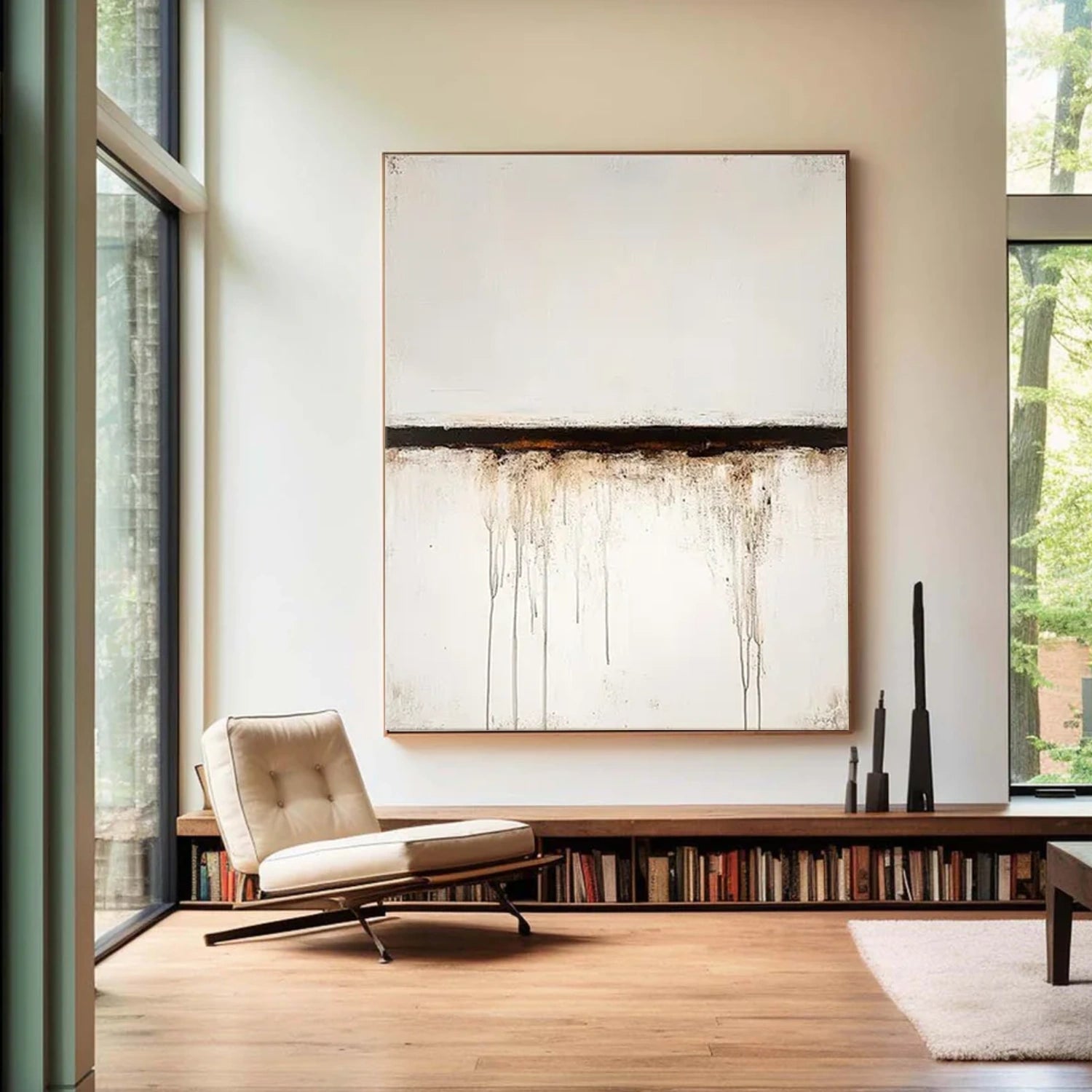 Wabi Sabi Abstract Canvas Art #WA247