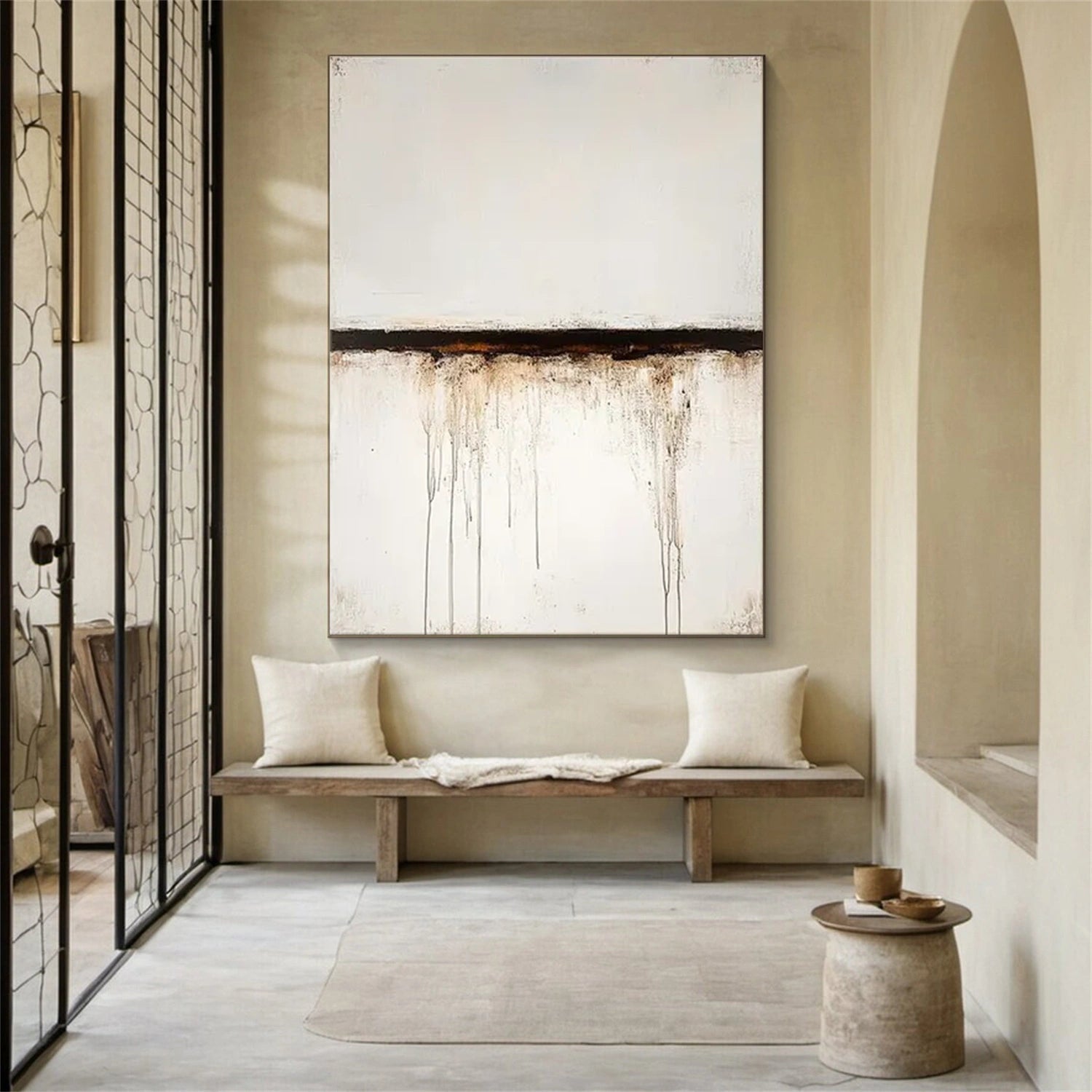 Wabi Sabi Abstract Canvas Art #WA247