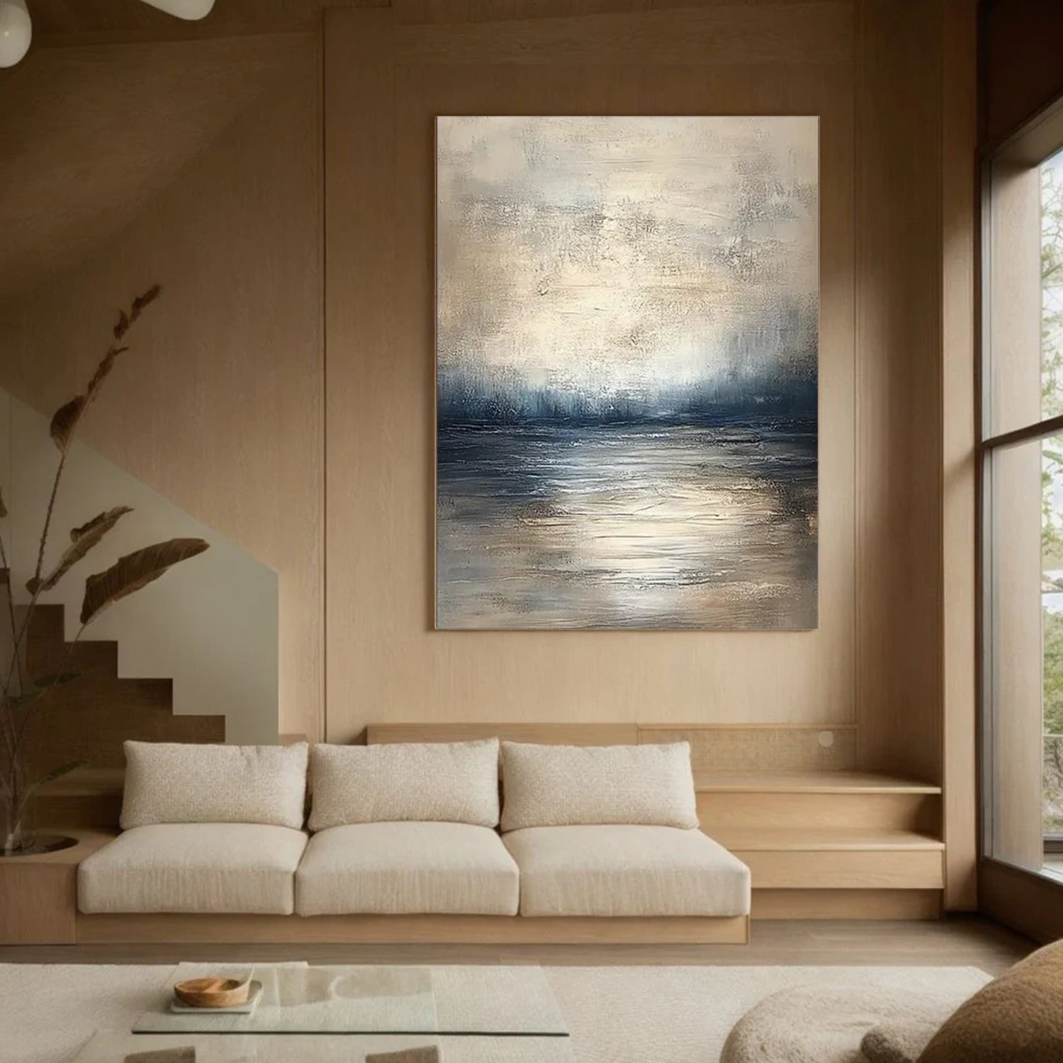 Wabi Sabi Abstract Canvas Art #WA245