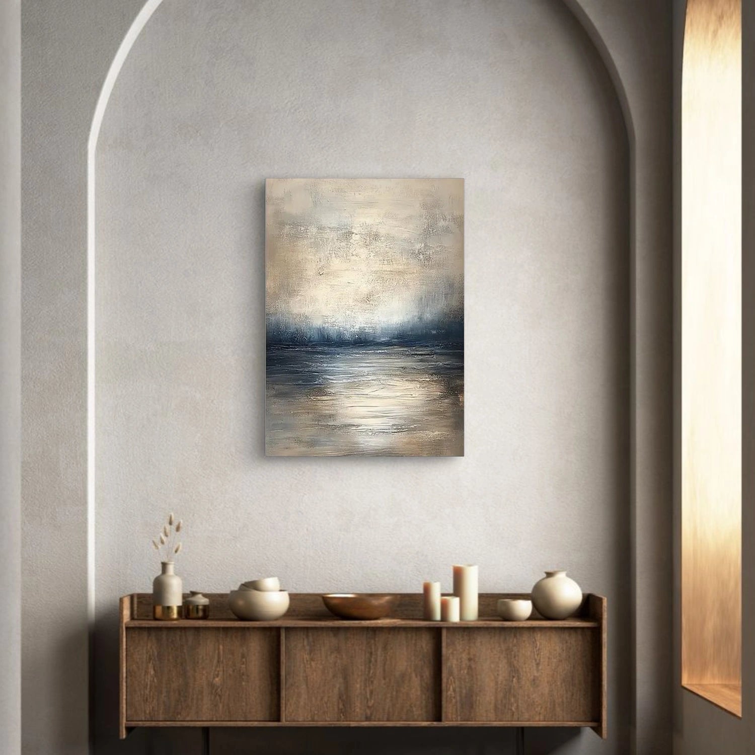 Wabi Sabi Abstract Canvas Art #WA245