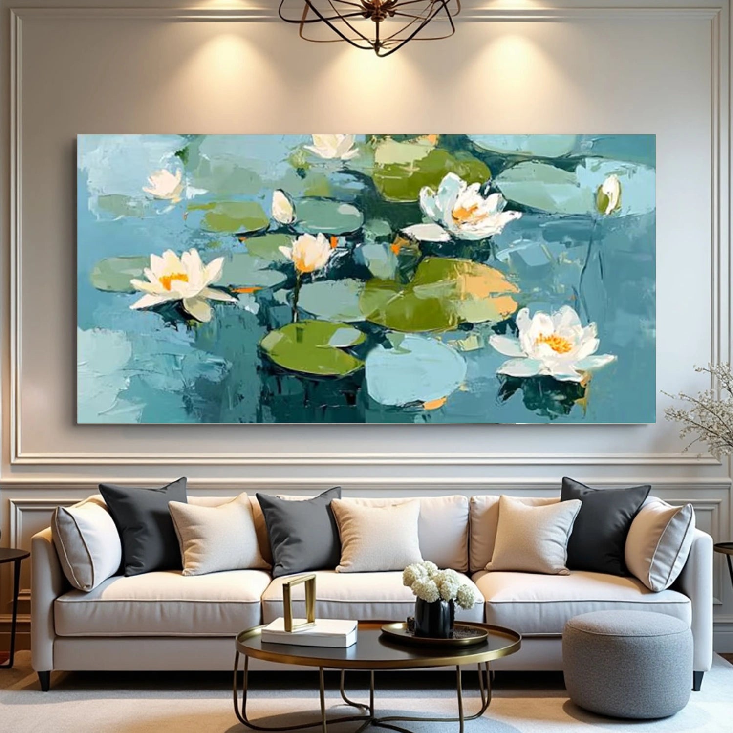 Tree And Flower Abstract Wall Art #TF167