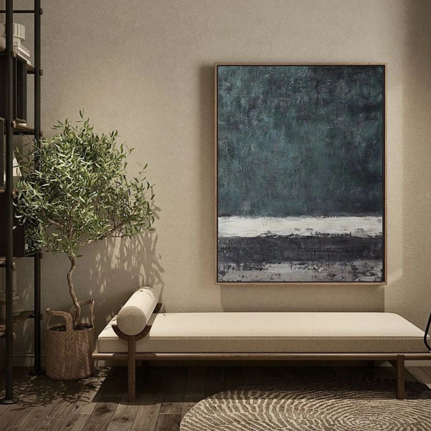 Wabi Sabi Abstract Canvas Art #WA241