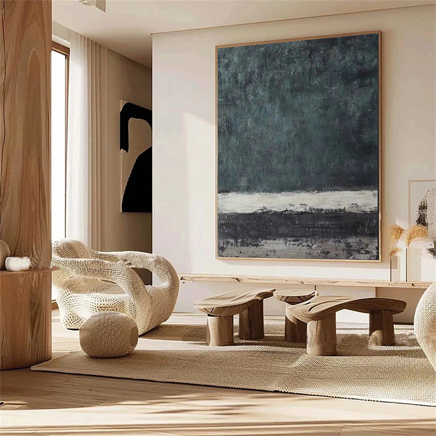 Wabi Sabi Abstract Canvas Art #WA241