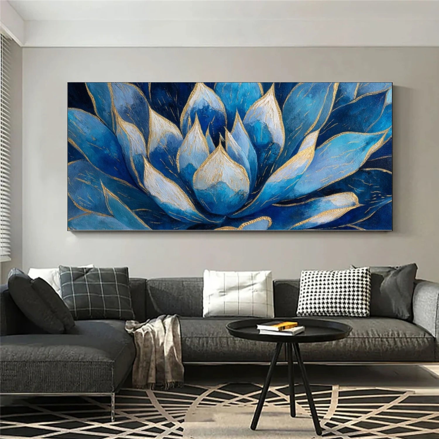 Tree And Flower Abstract Wall Art #TF210