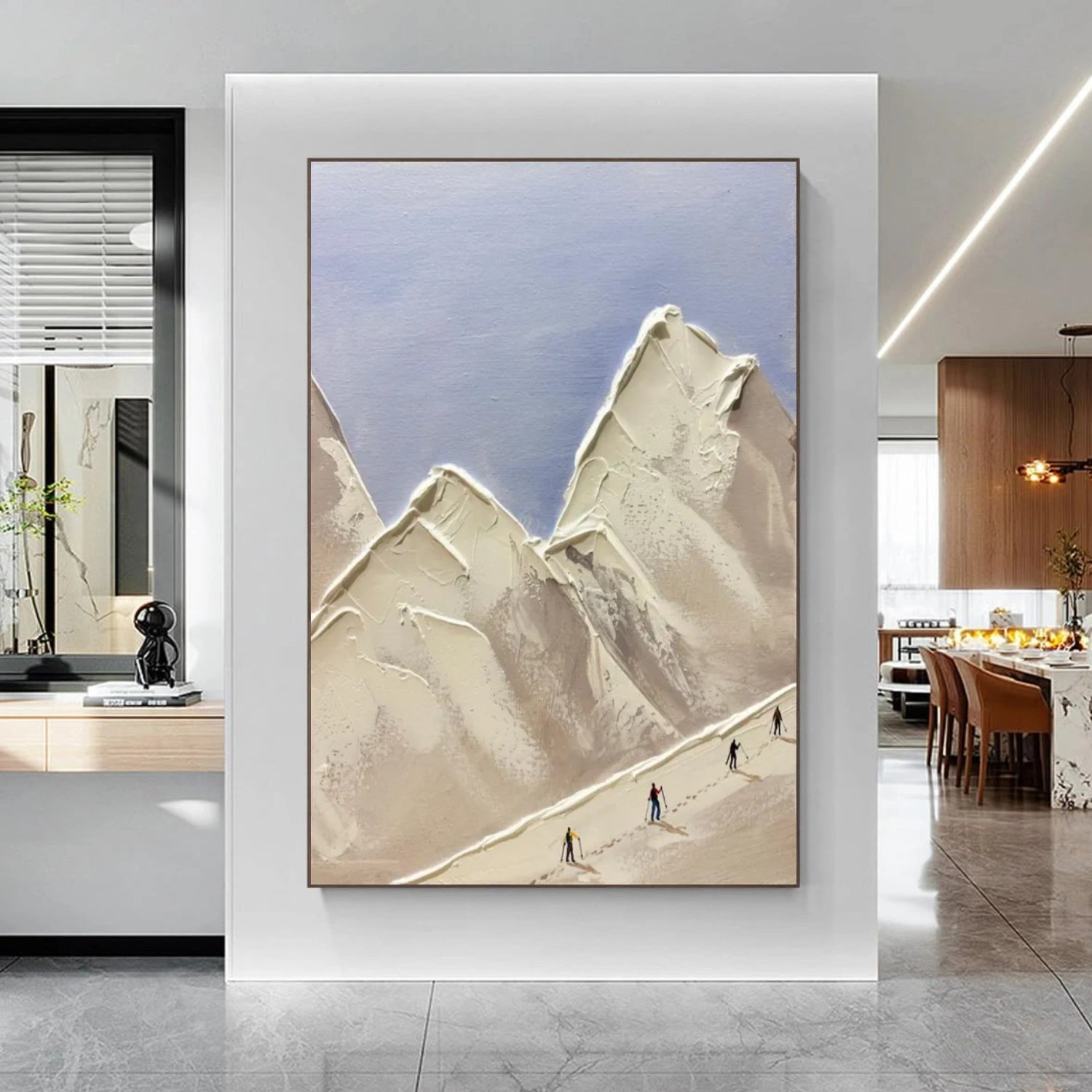 Climbing Sport Textured Wall Art #BA020