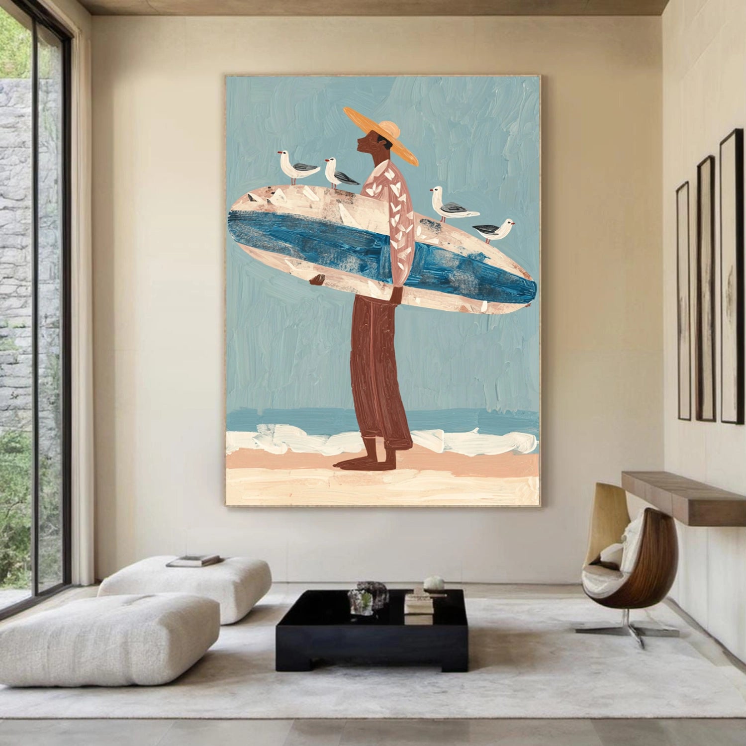 Abstract Portrait Wall Art #WP036