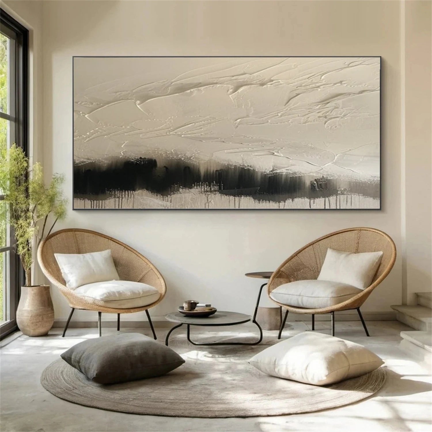 Abstract Textured Wall Art #AW134