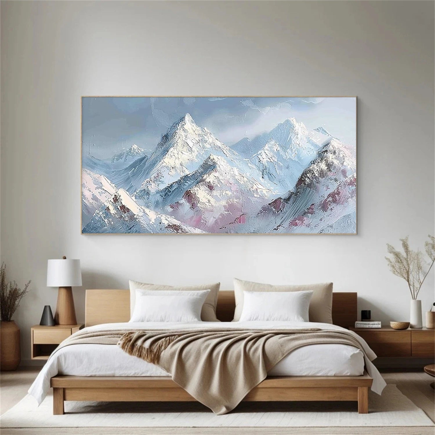 Abstract Mountain Textured Wall Art #WT222